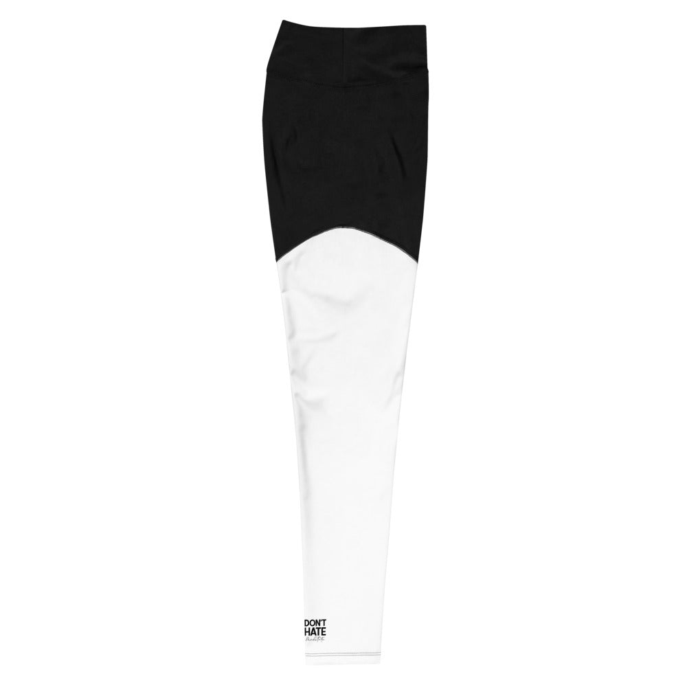 DON'T HATE MEDITATE - Sports Leggings