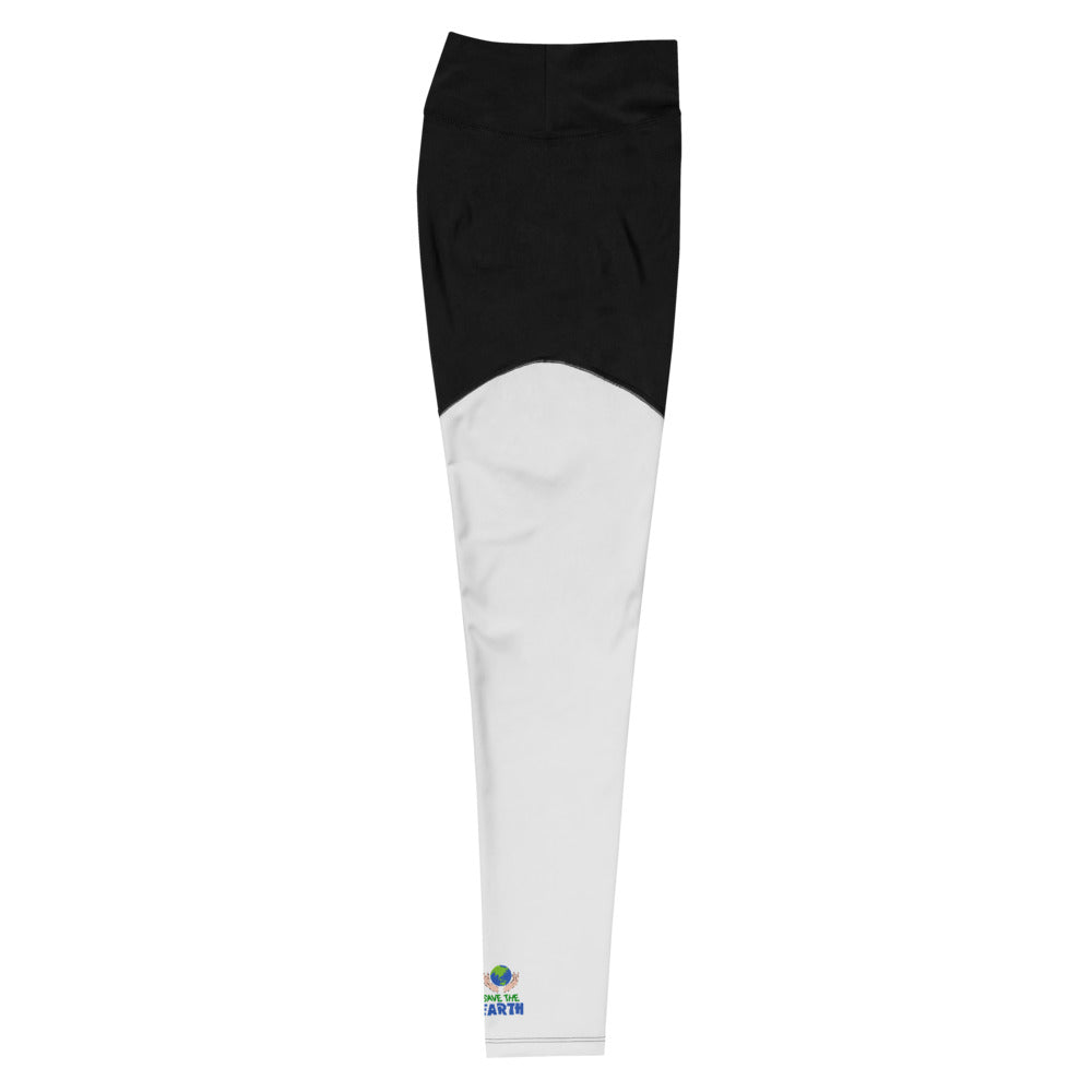 SAVE THE EARTH - Sports Leggings