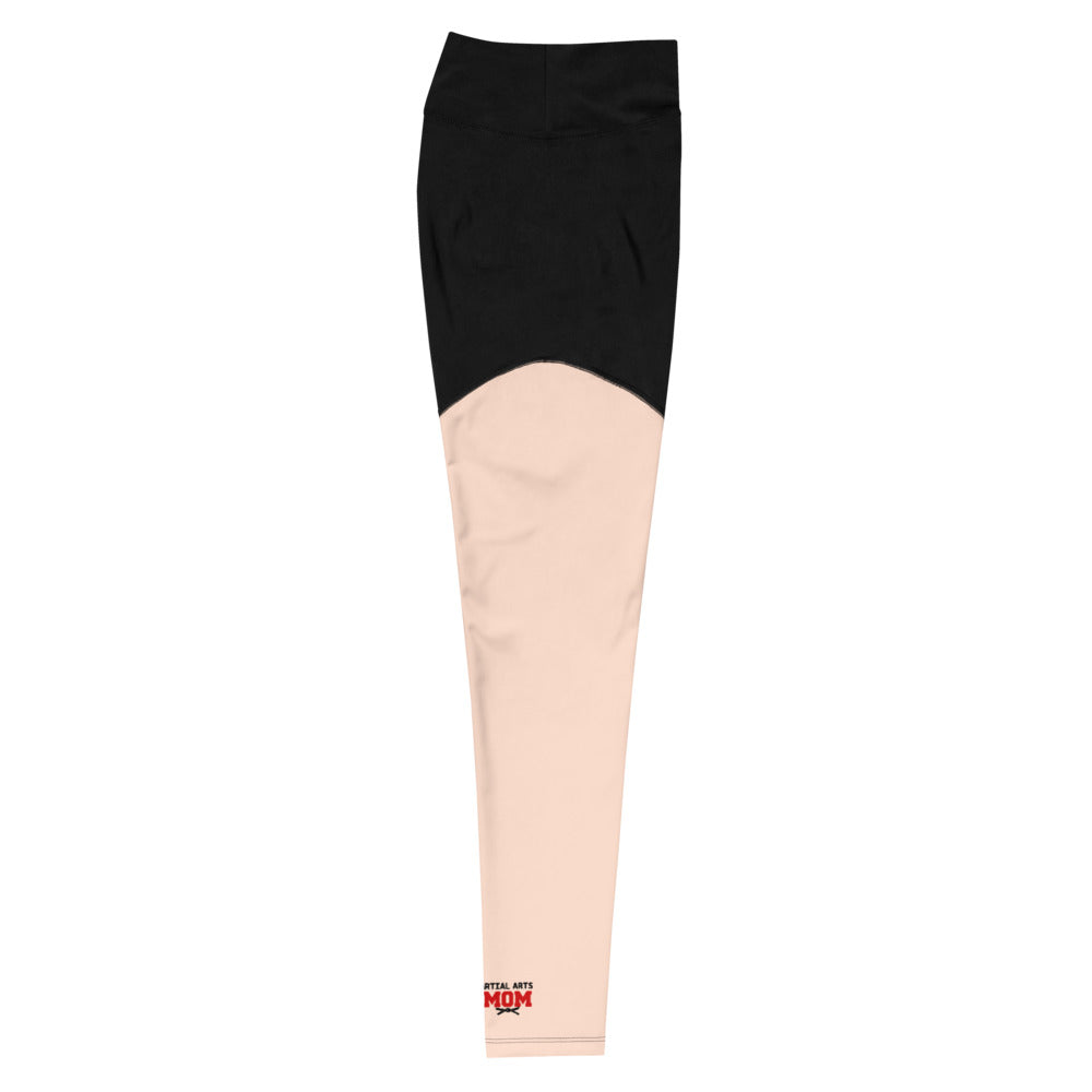 MARTIAL ARTS MOM - Sports Leggings