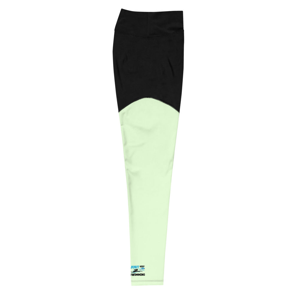 JUST KEEP SWIMMING - Sports Leggings