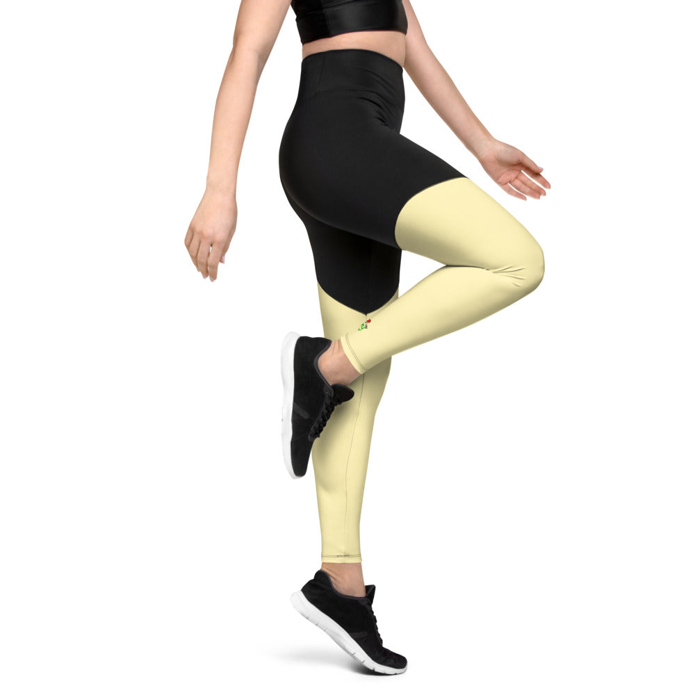 I LOVE BEBE BAPU - Sports Leggings