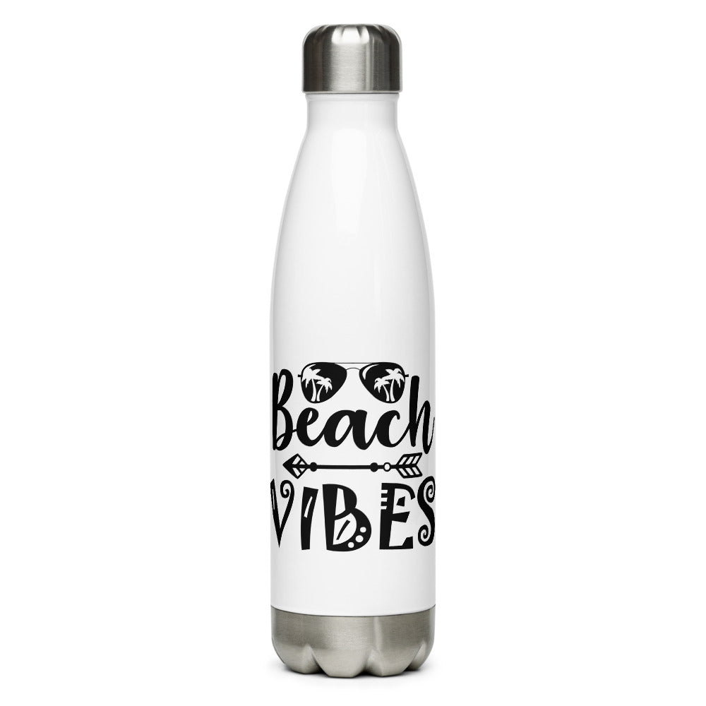 Beach Vibes- Stainless Steel Water Bottle