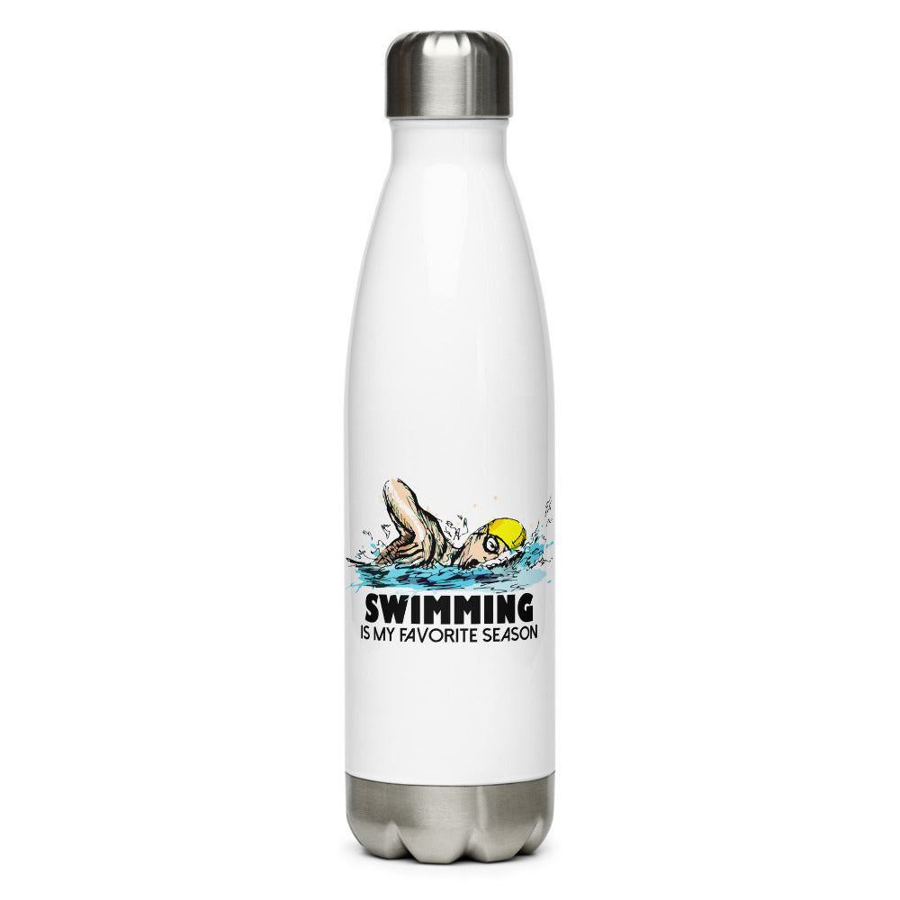 Swimming- Stainless Steel Water Bottle