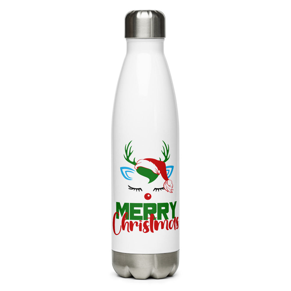 MERRY CHRISTMAS - Stainless Steel Water Bottle