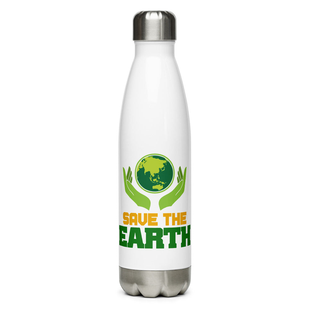 SAVE THE EARTH - Stainless Steel Water Bottle