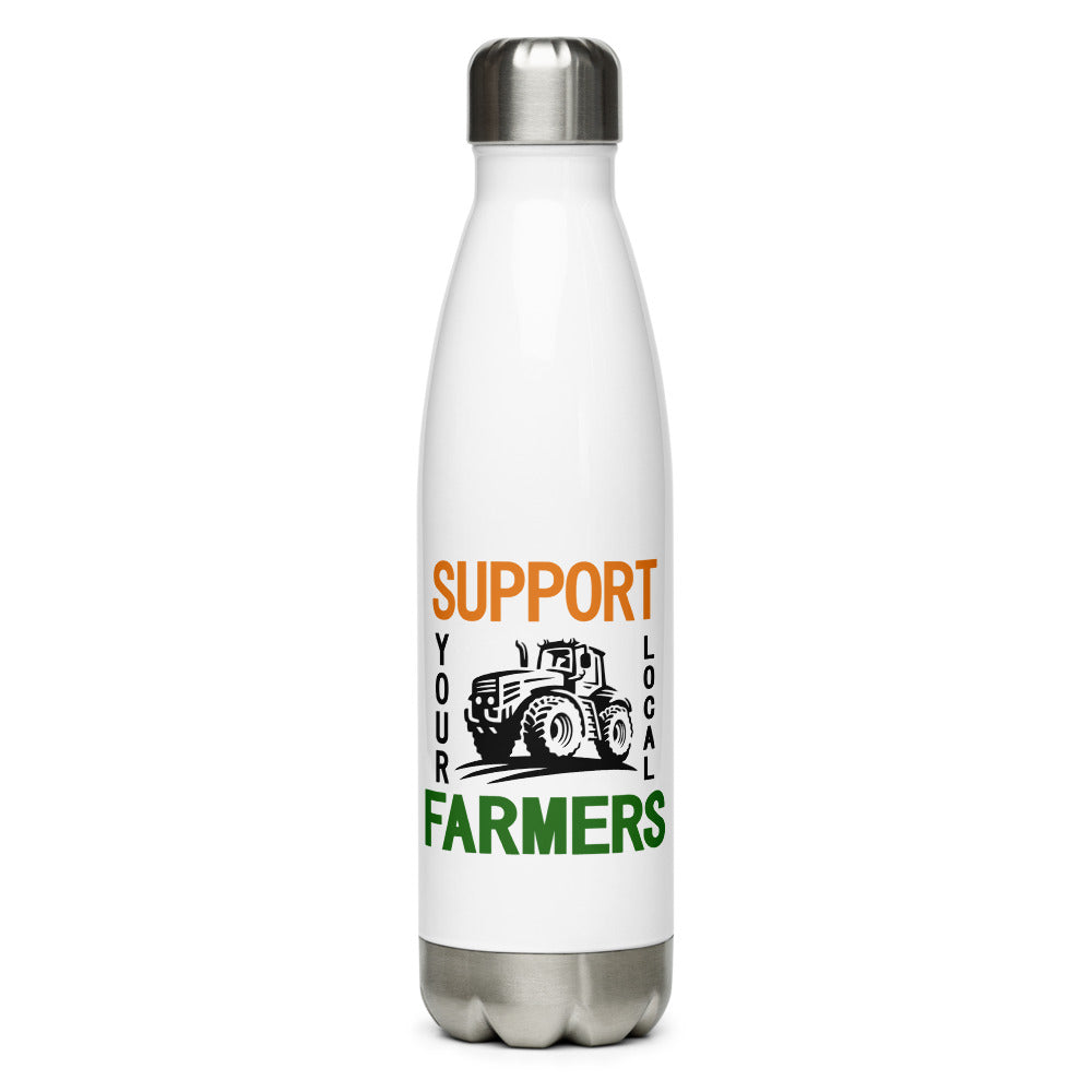 SUPPORT YOUR LOCAL FARMERS - Stainless Steel Water Bottle