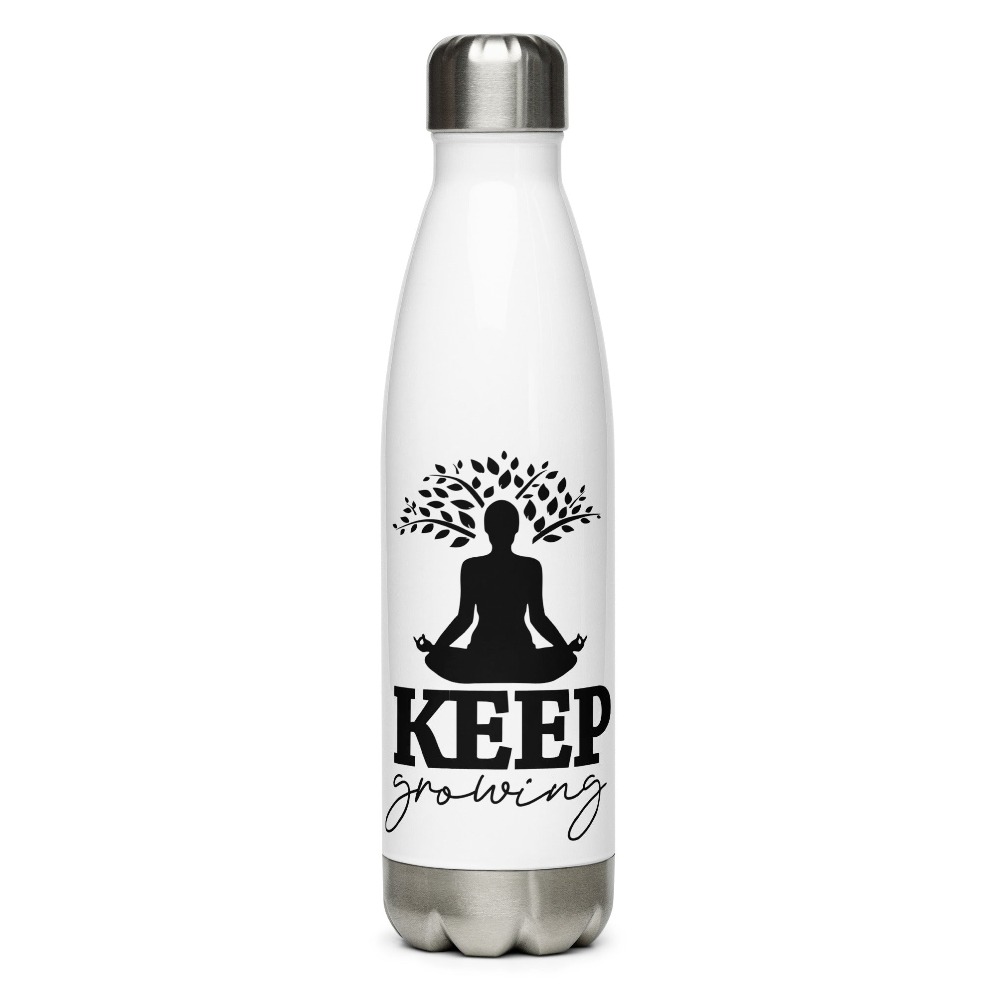 KEEP GROWING - Stainless Steel Water Bottle