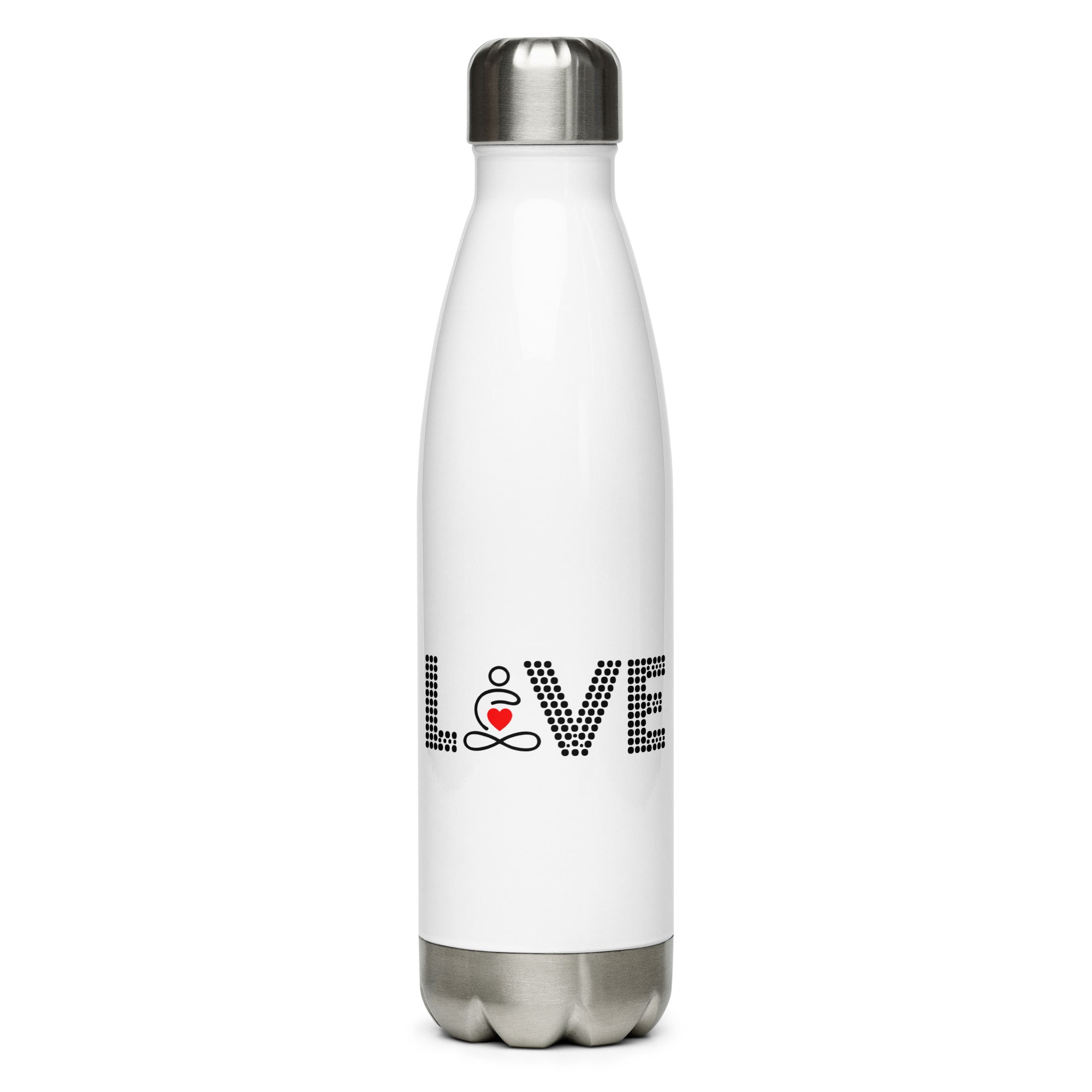 LOVE YOGA - Stainless Steel Water Bottle