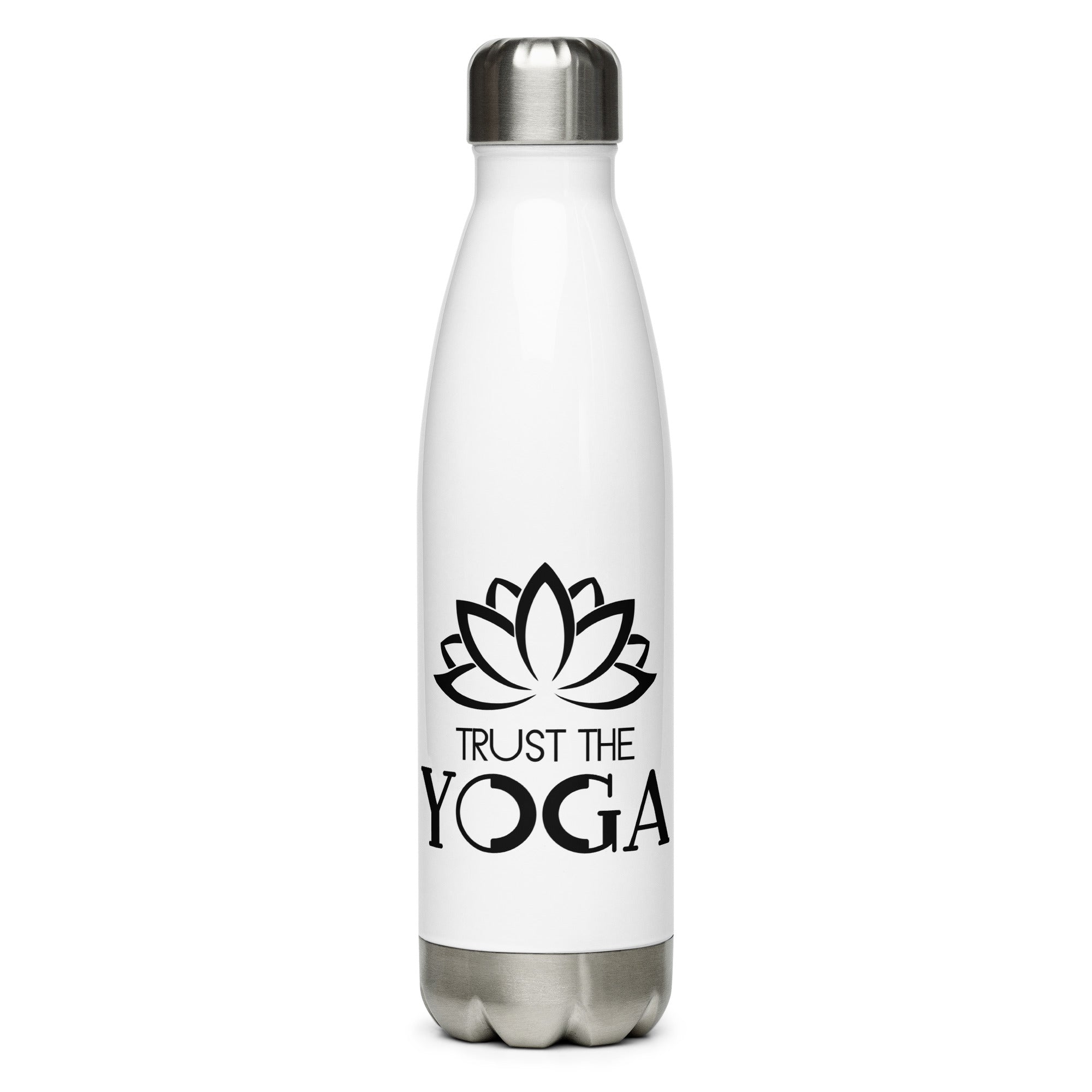 TRUST THE YOGA - Stainless Steel Water Bottle