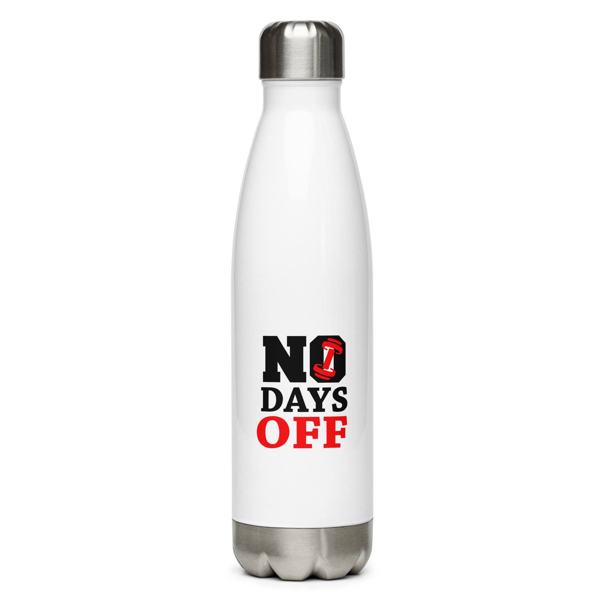 NO DAYS OFF - Stainless Steel Water Bottle