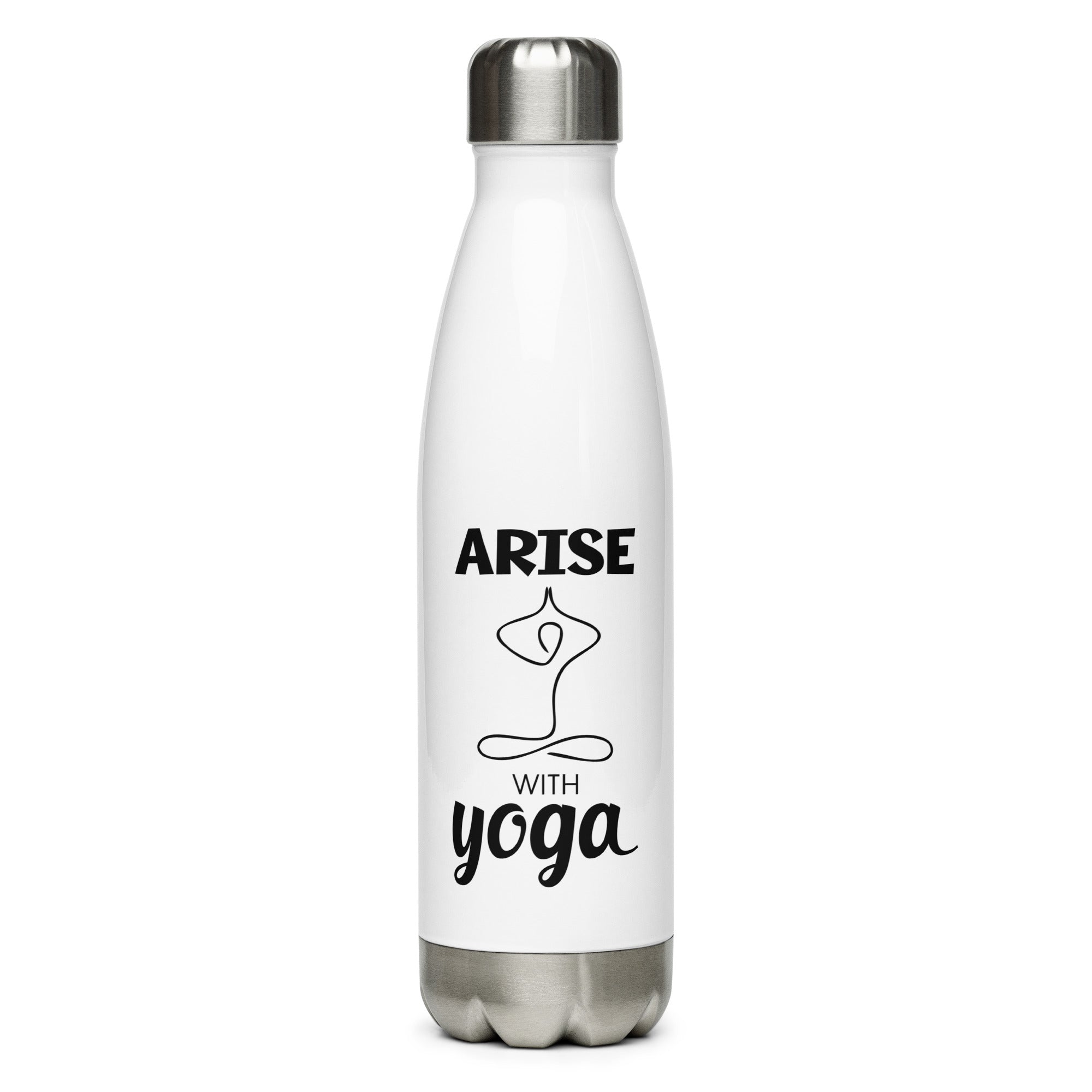 ARISE WITH YOGA - Stainless Steel Water Bottle