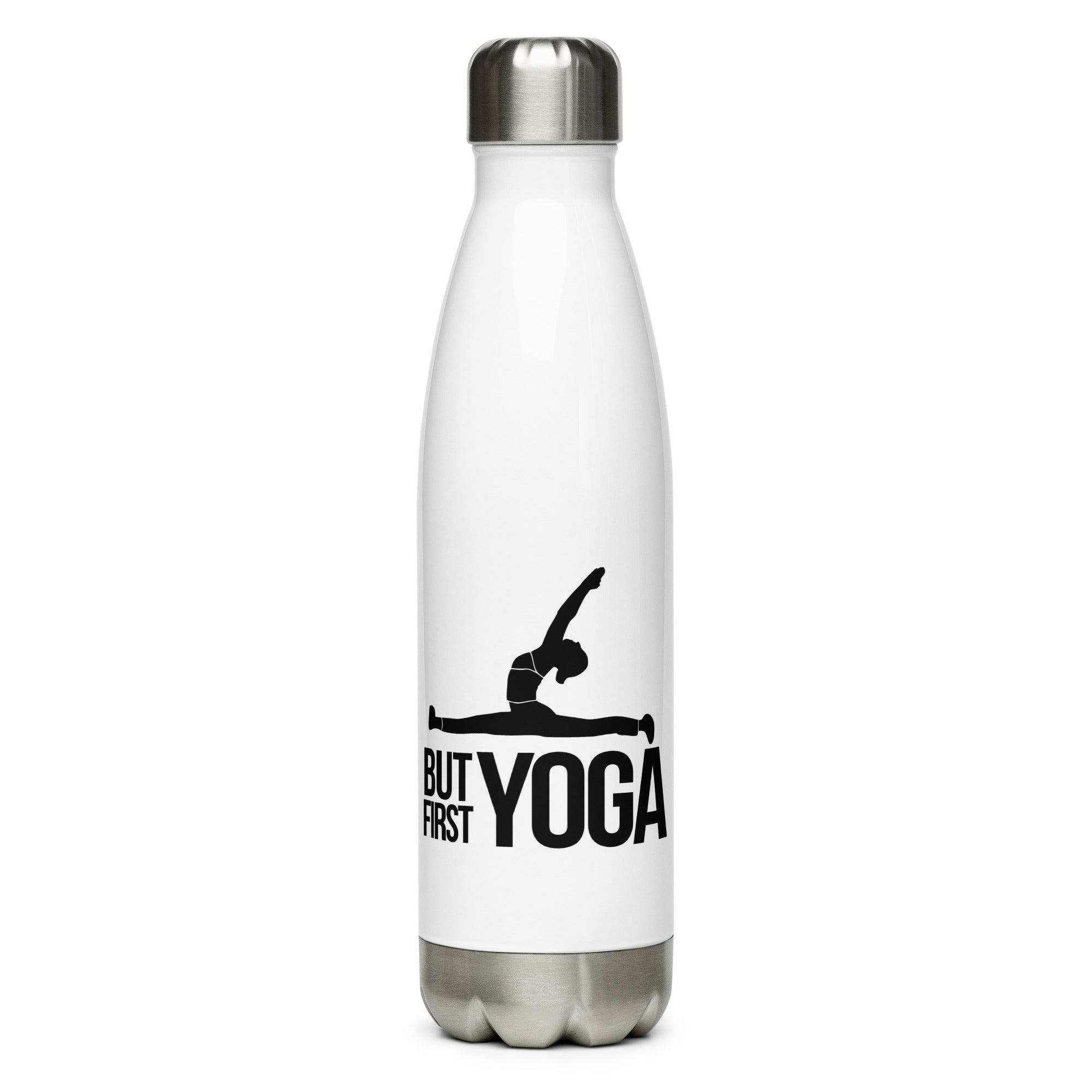 BUT FIRST YOGA - Stainless Steel Water Bottle