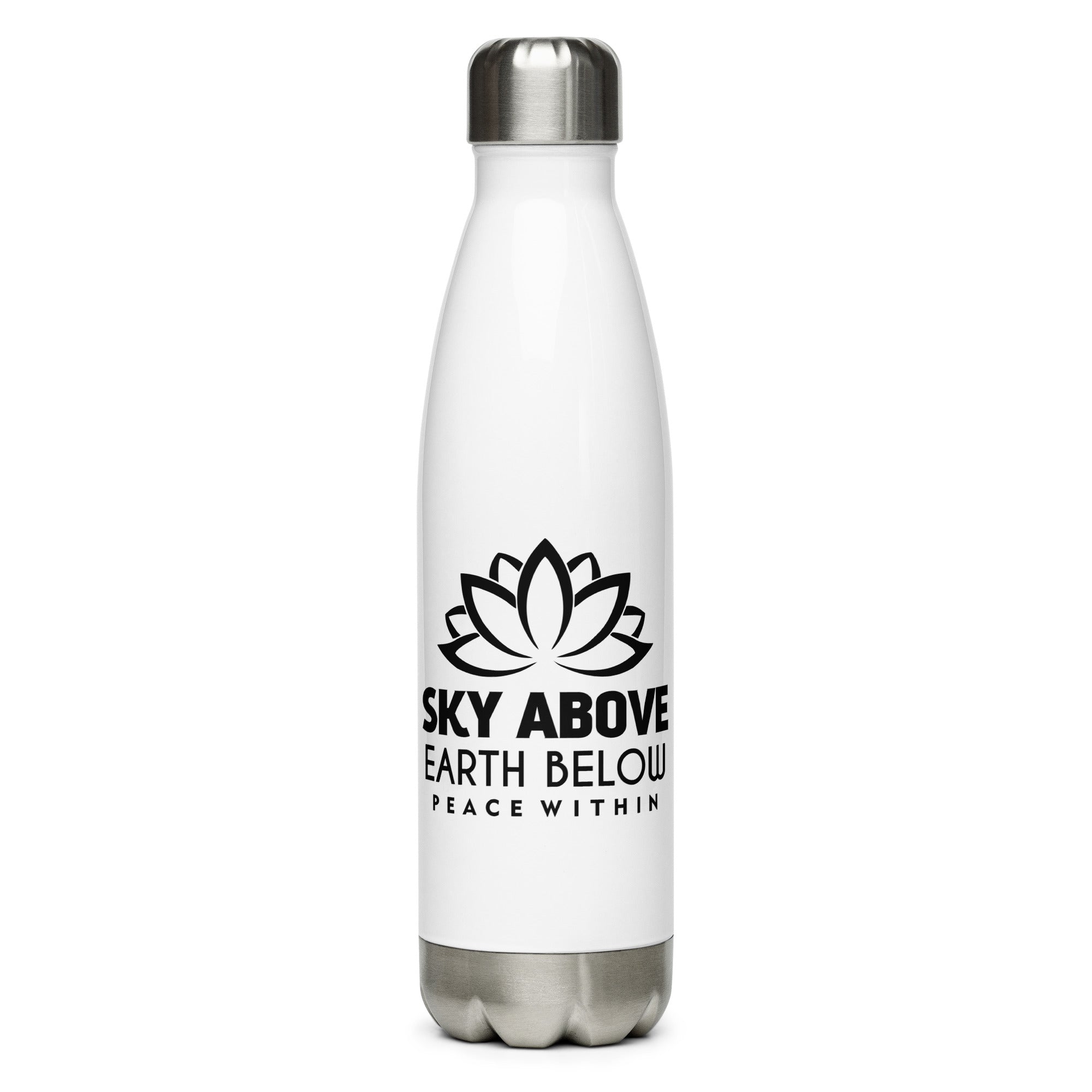 SKY ABOVE EARTH BELOW - Stainless Steel Water Bottle