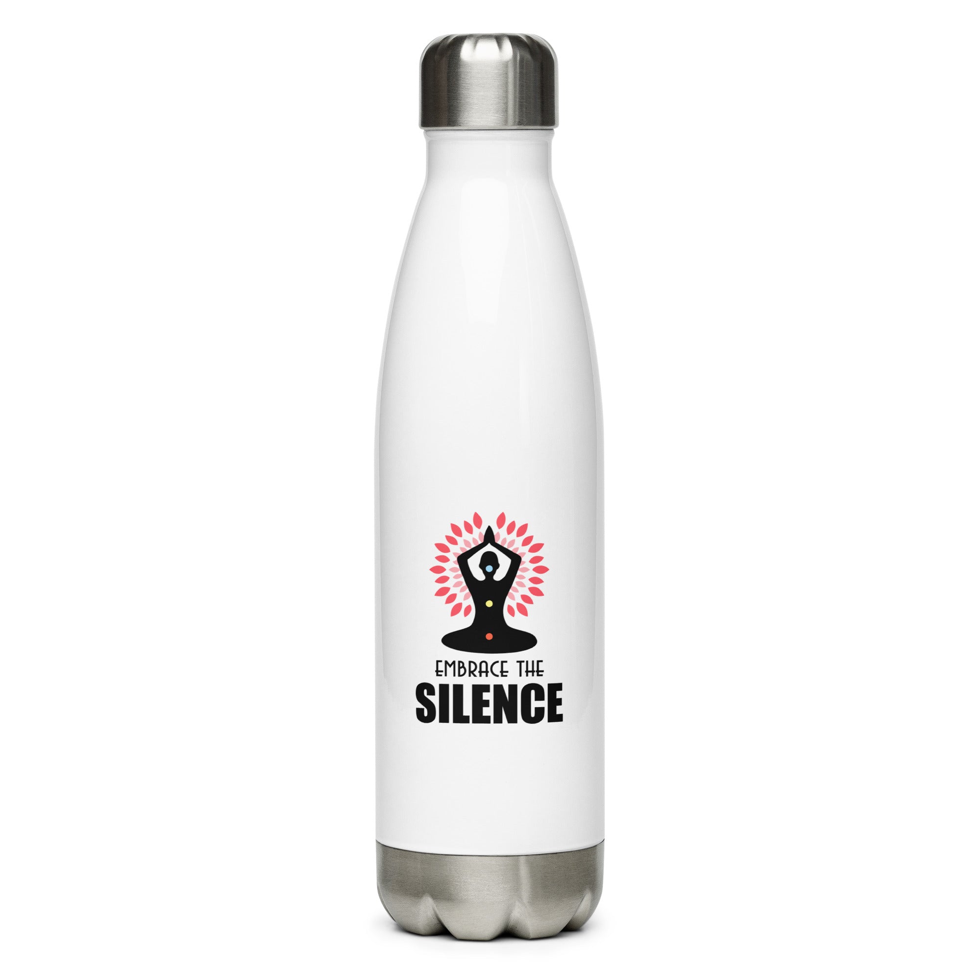 EMBRACE THE SILENCE - Stainless Steel Water Bottle