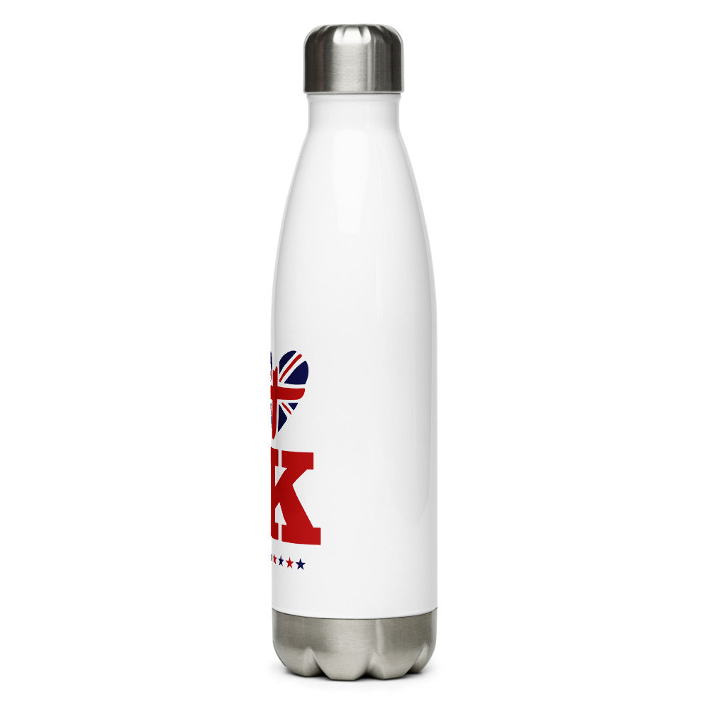 I LOVE UK - Stainless Steel Water Bottle