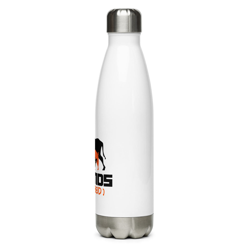 FRIENDS NOT FOOD - Stainless Steel Water Bottle