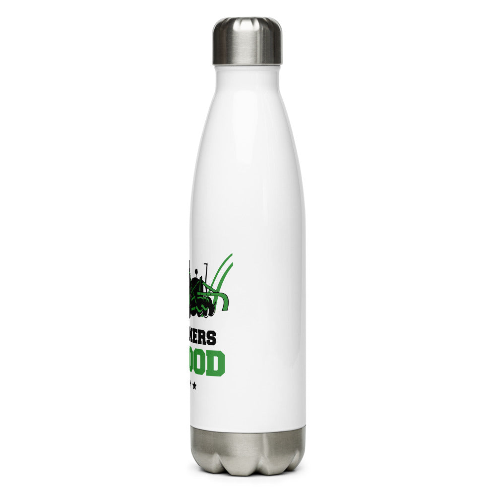 NO FARMERS NO FOOD - Stainless Steel Water Bottle