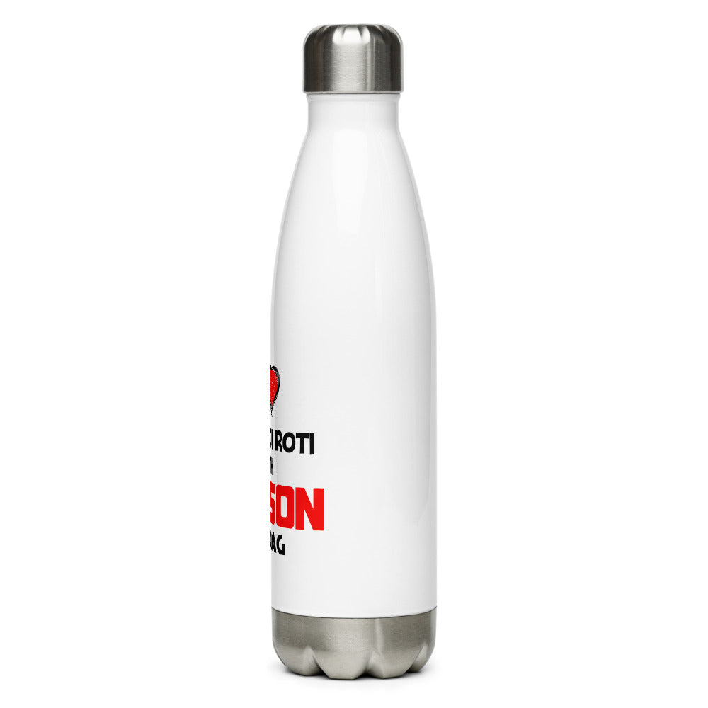 I LOVE MAKKI DI ROTI - Stainless Steel Water Bottle