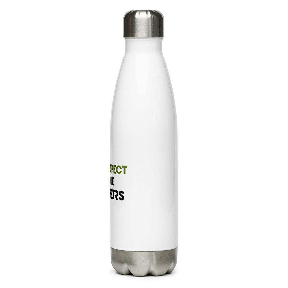 FULL RESPECT TO TEACHER - Stainless Steel Water Bottle