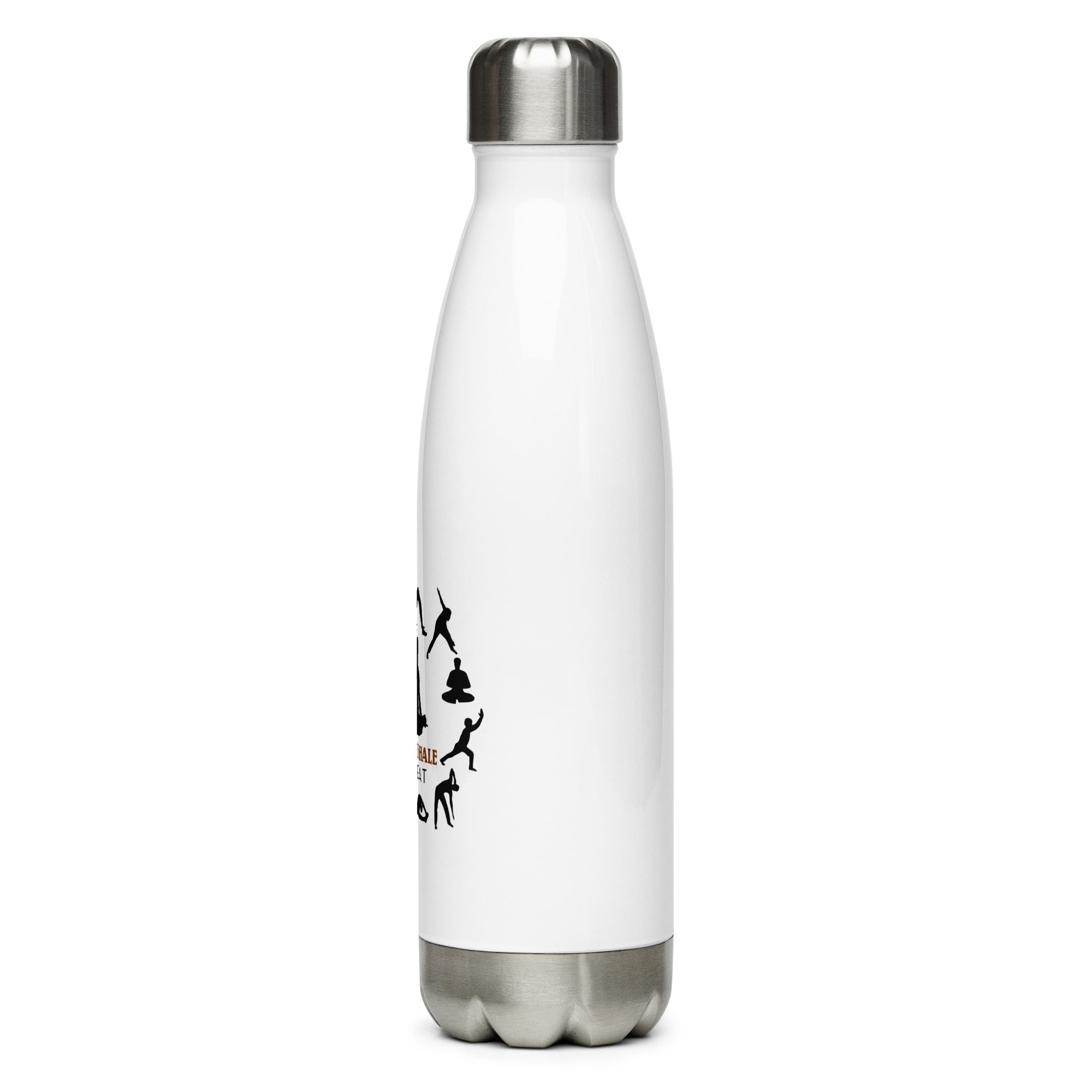 INHALE EXHALE REPEAT - Stainless Steel Water Bottle