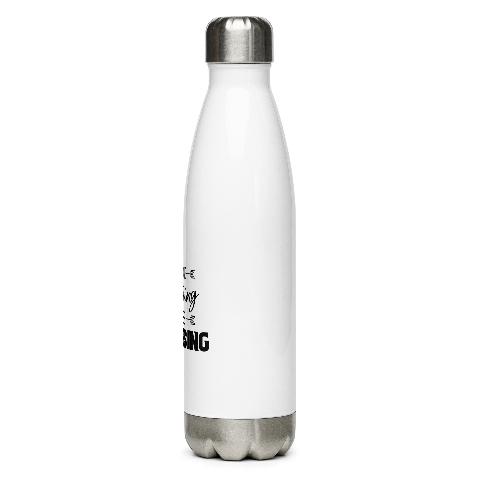 MORE STRETCHING LESS STRESSING - Stainless Steel Water Bottle