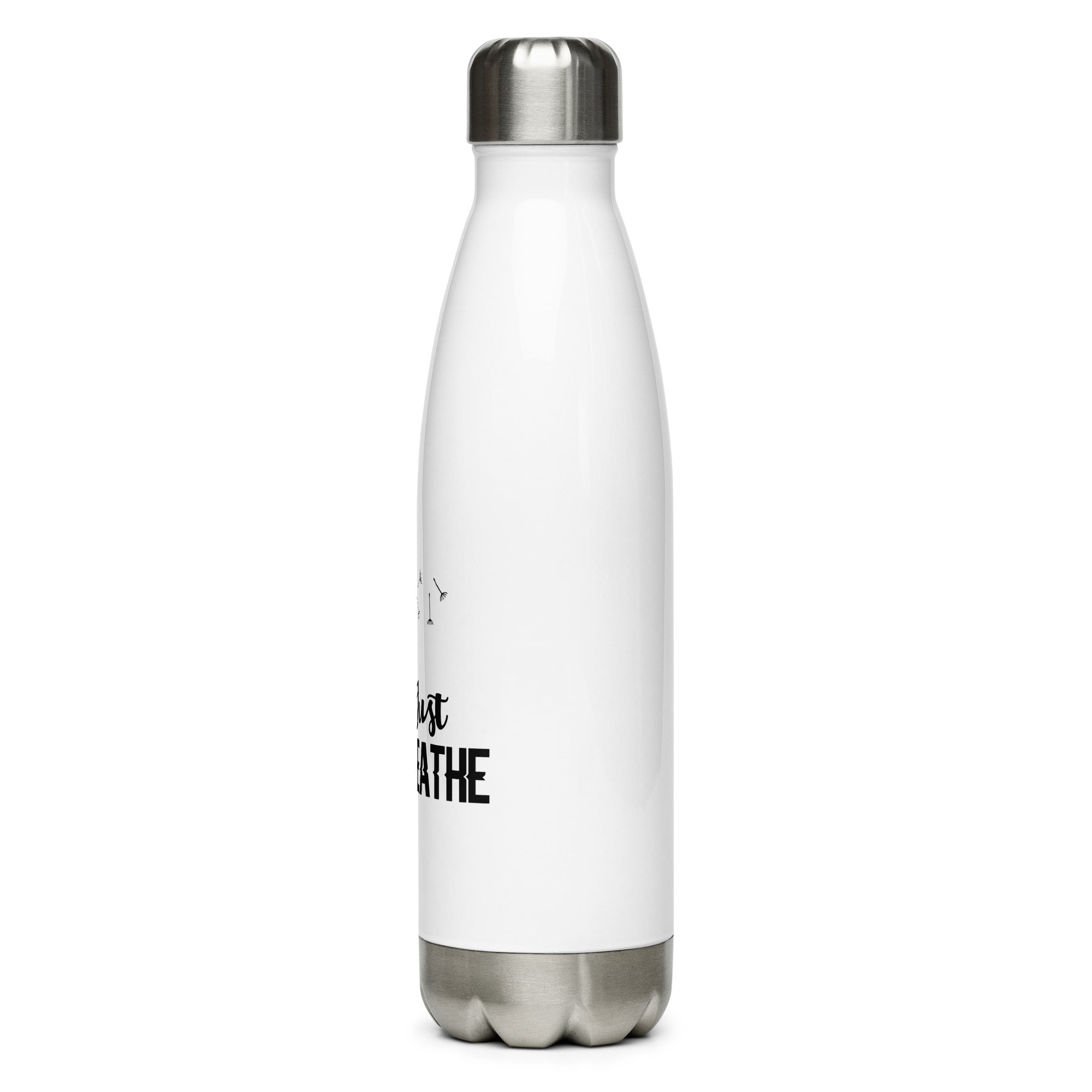 JUST BREATHE - Stainless Steel Water Bottle