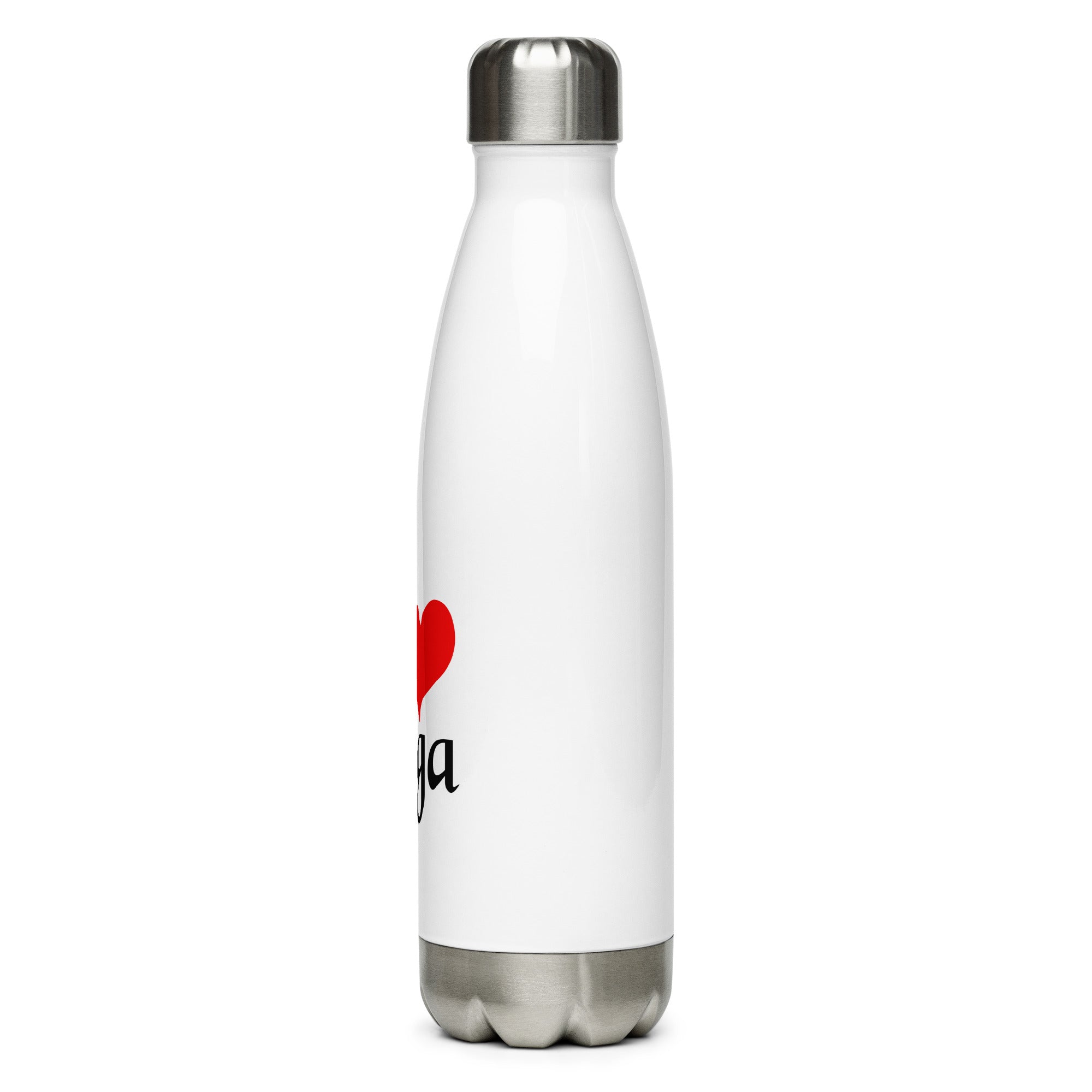 I LOVE YOGA - Stainless Steel Water Bottle