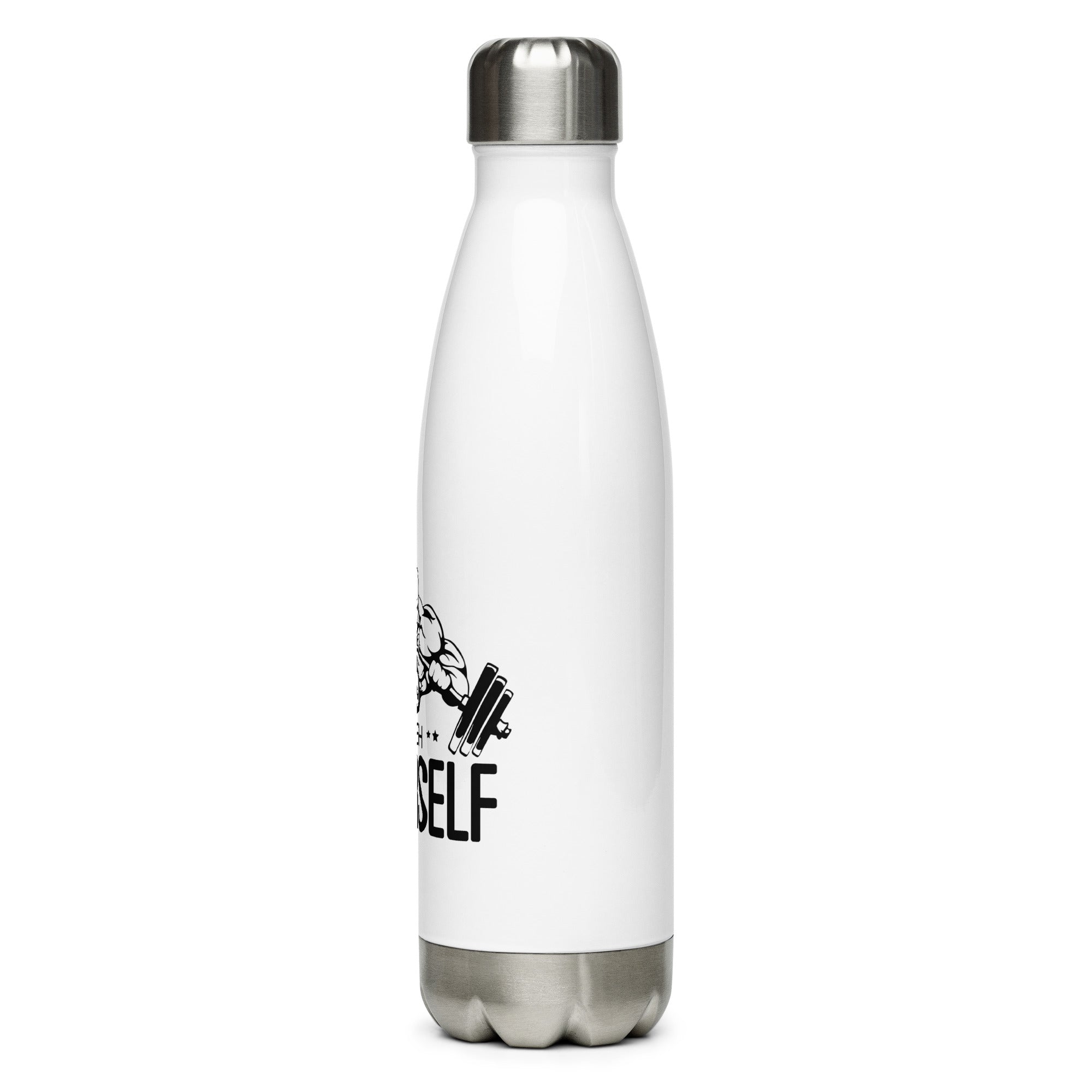 PUSH YOURSELF - Stainless Steel Water Bottle