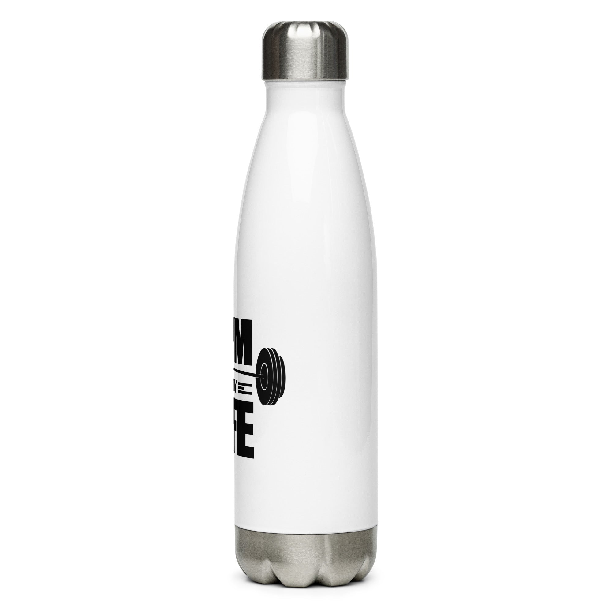 GYM IS MY LIFE - Stainless Steel Water Bottle