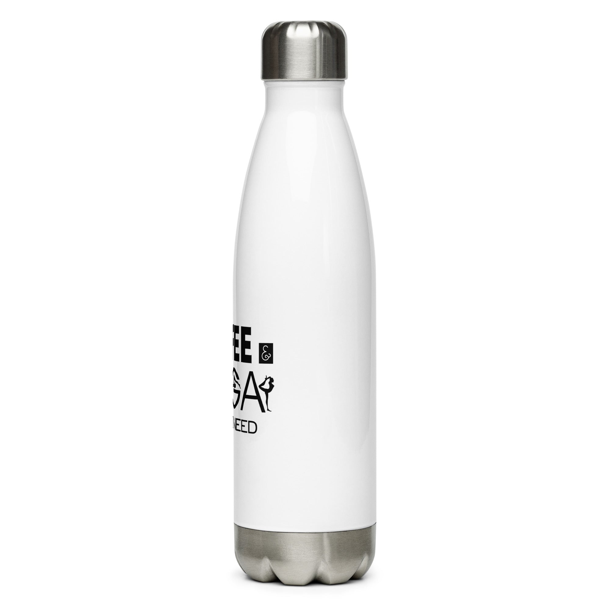 COFFEE YOGA IT'S ALL I NEED - Stainless Steel Water Bottle