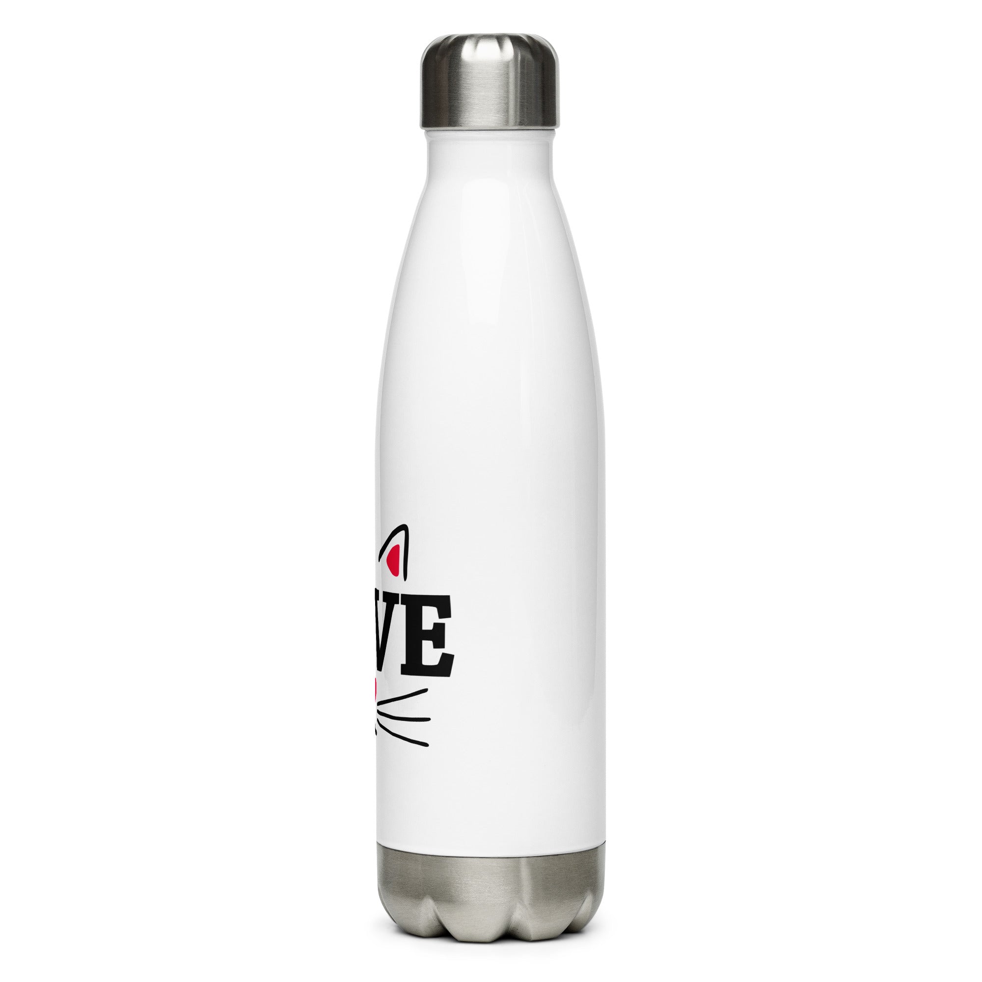 LOVE CATS - Stainless Steel Water Bottle