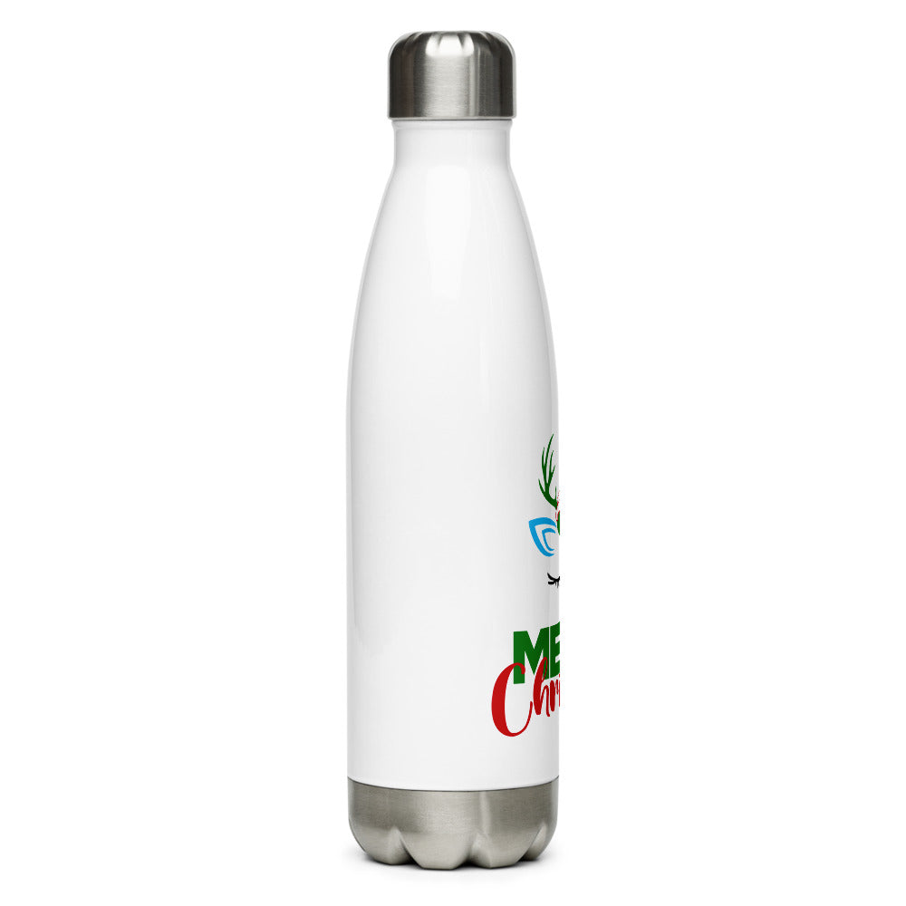 MERRY CHRISTMAS - Stainless Steel Water Bottle