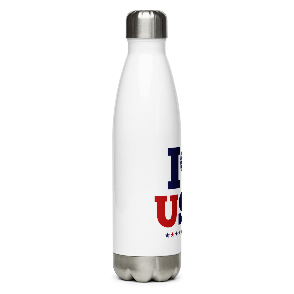 I LOVE USA - Stainless Steel Water Bottle