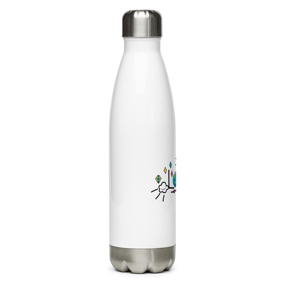 LOVE EARTH - Stainless Steel Water Bottle