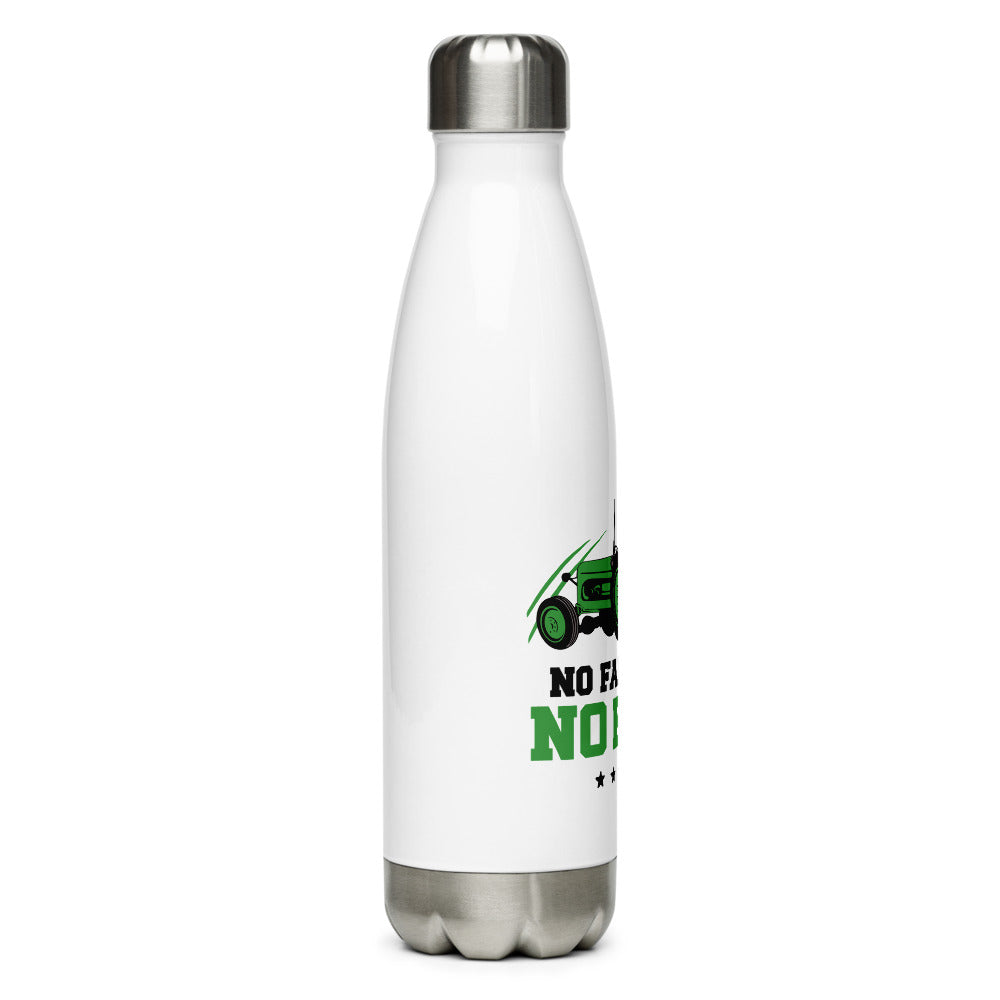 NO FARMERS NO FOOD - Stainless Steel Water Bottle