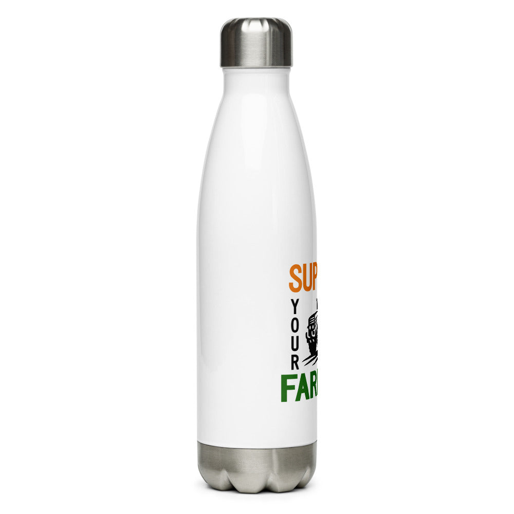 SUPPORT YOUR LOCAL FARMERS - Stainless Steel Water Bottle