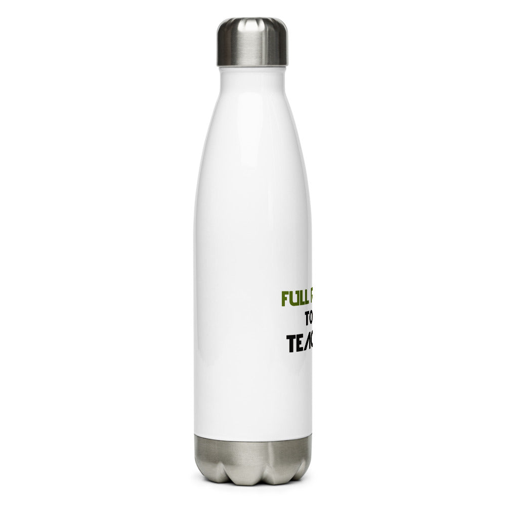 FULL RESPECT TO TEACHER - Stainless Steel Water Bottle