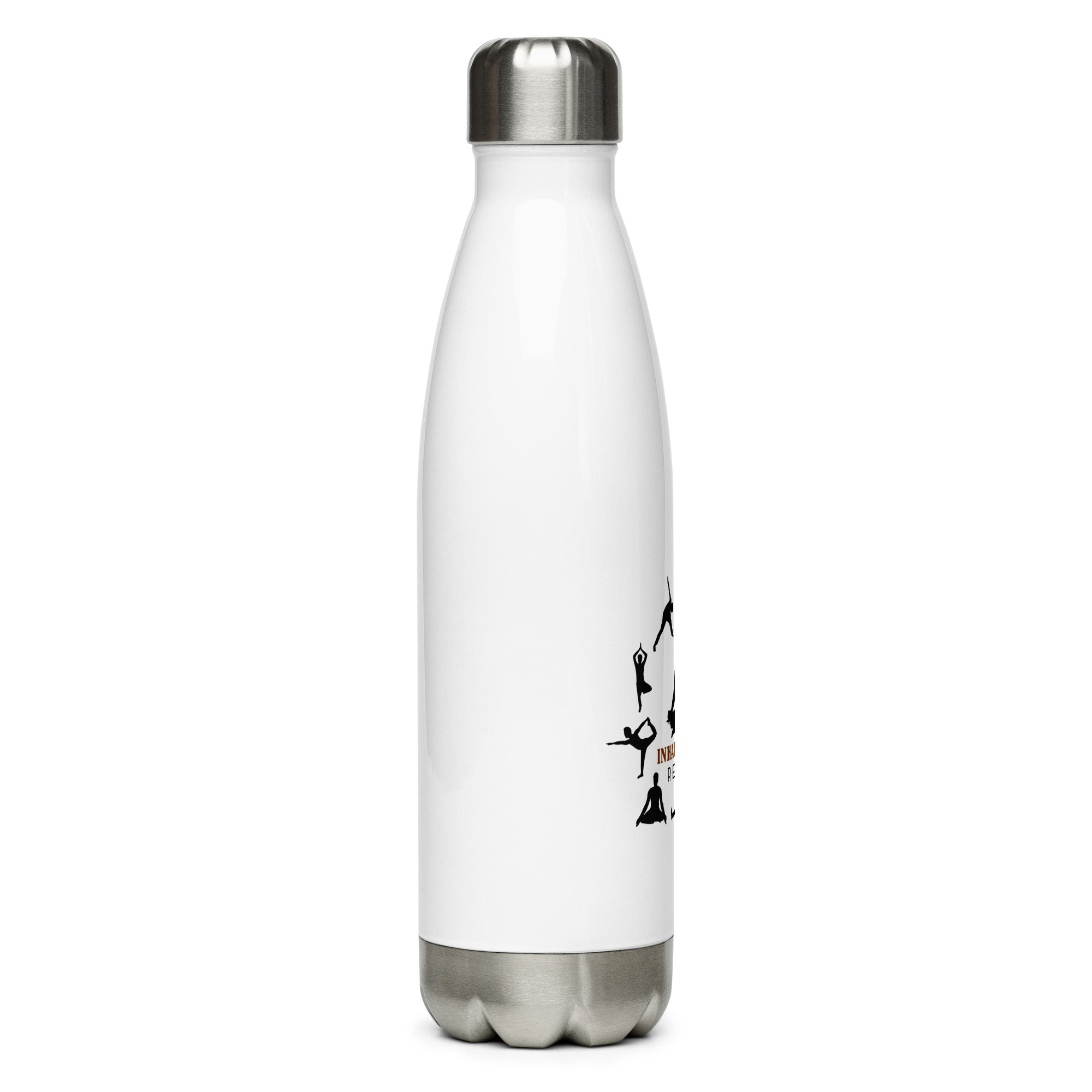 INHALE EXHALE REPEAT - Stainless Steel Water Bottle