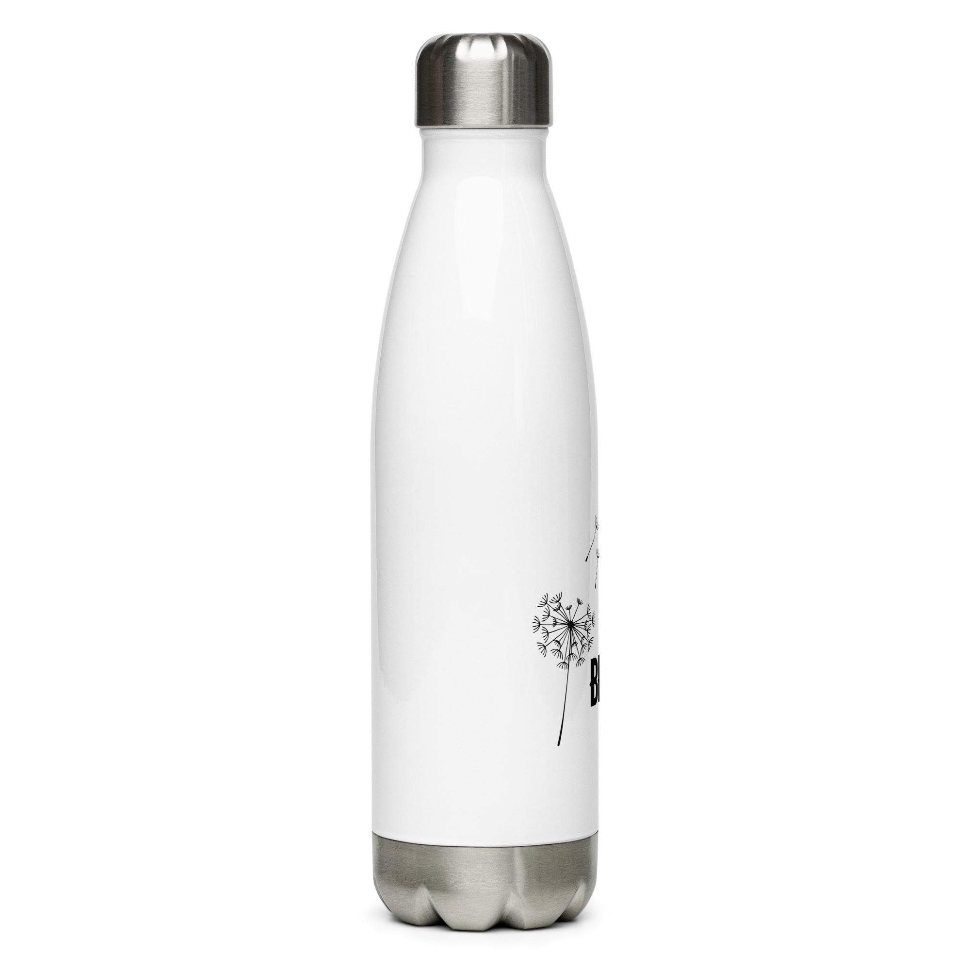 JUST BREATHE - Stainless Steel Water Bottle