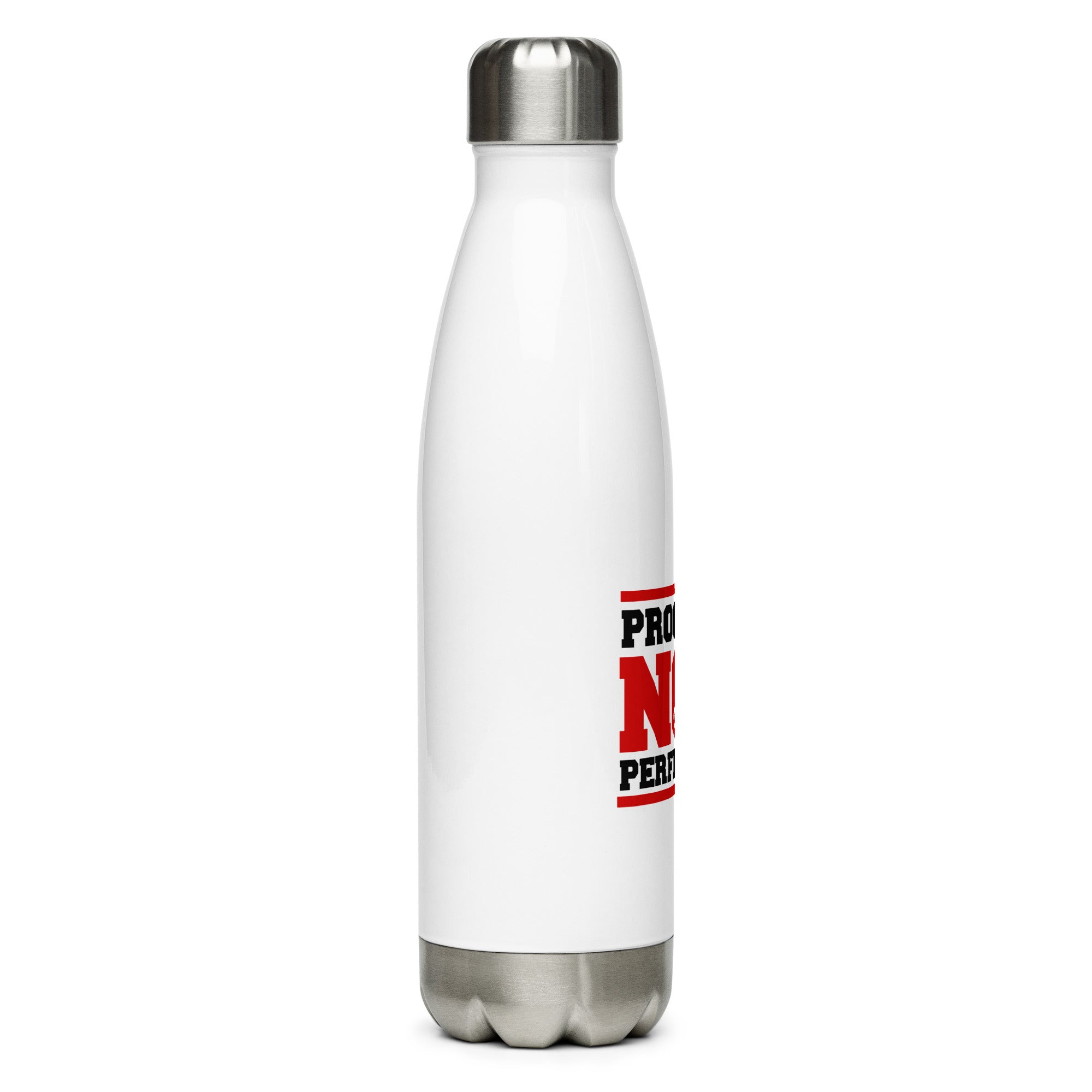 PROGRESS NOT PERFECTION - Stainless Steel Water Bottle