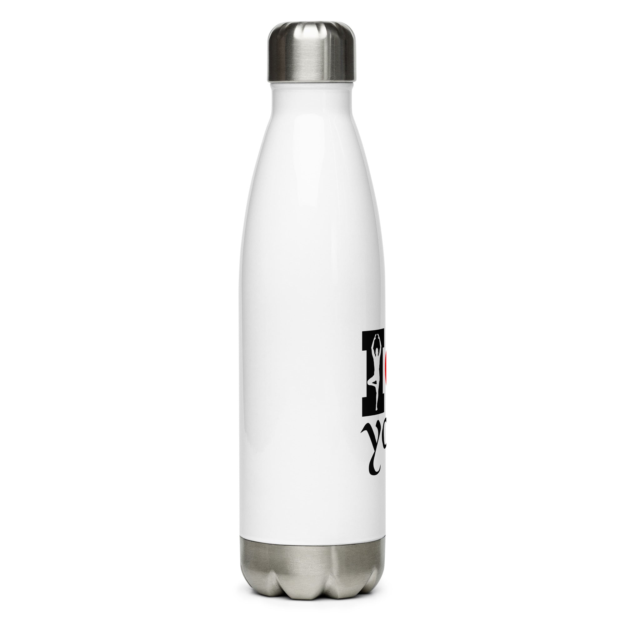 I LOVE YOGA - Stainless Steel Water Bottle