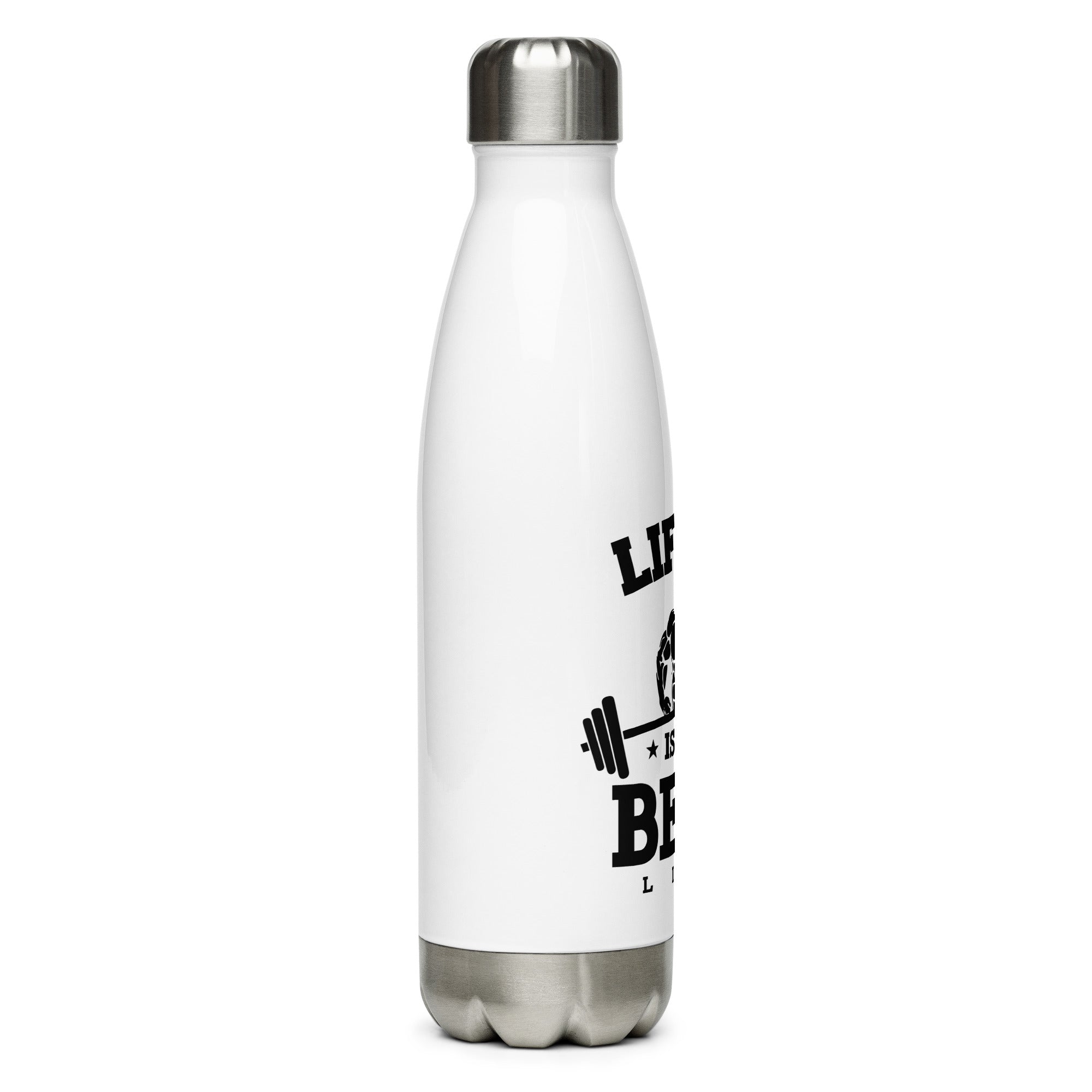 LIFTING IS MY BEST LIFE - Stainless Steel Water Bottle