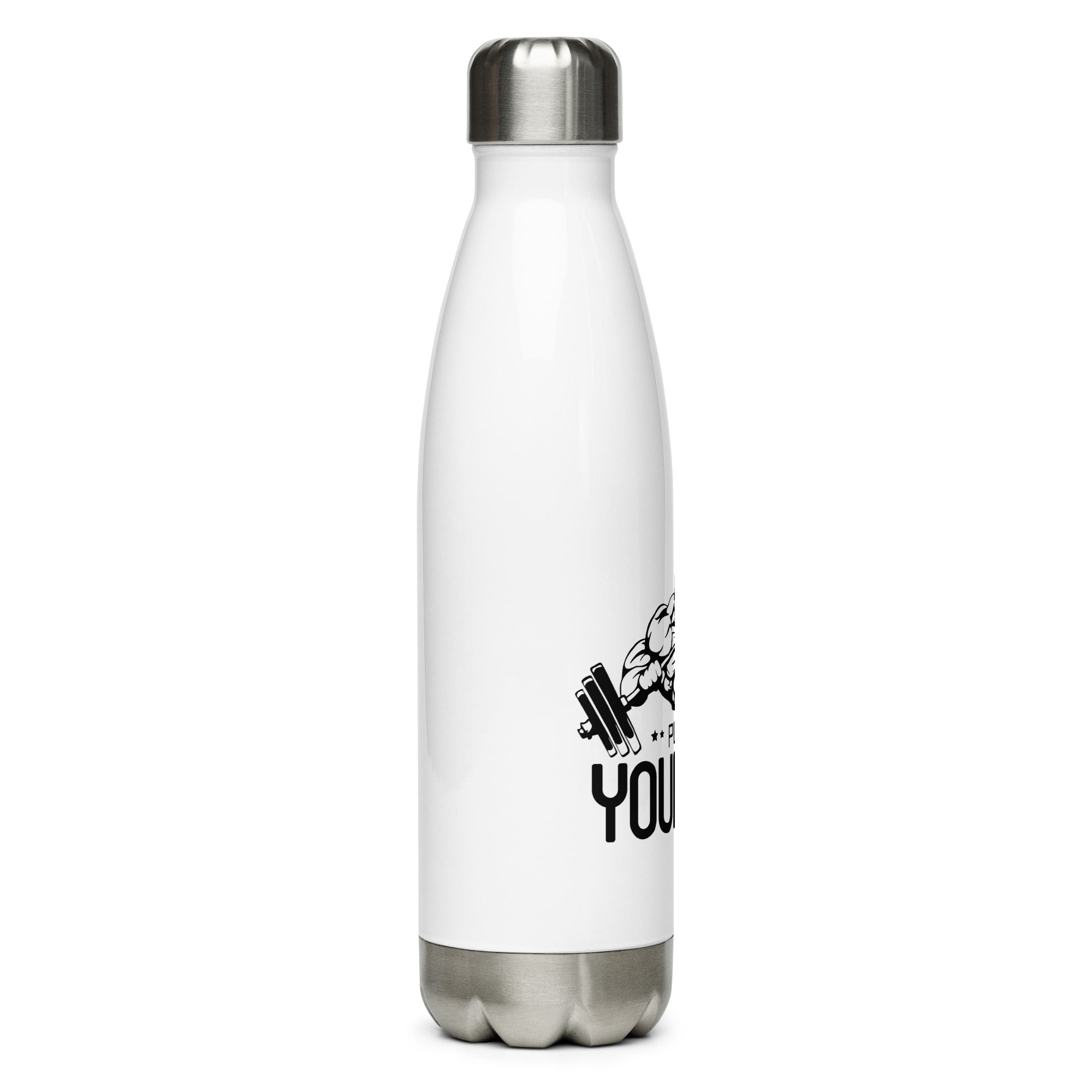 PUSH YOURSELF - Stainless Steel Water Bottle