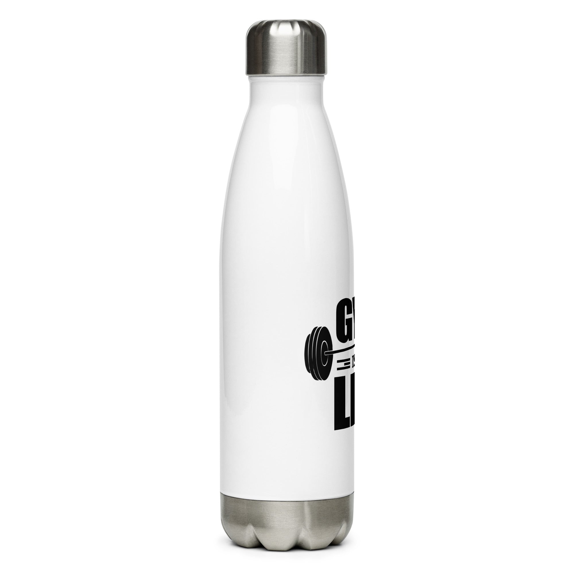 GYM IS MY LIFE - Stainless Steel Water Bottle