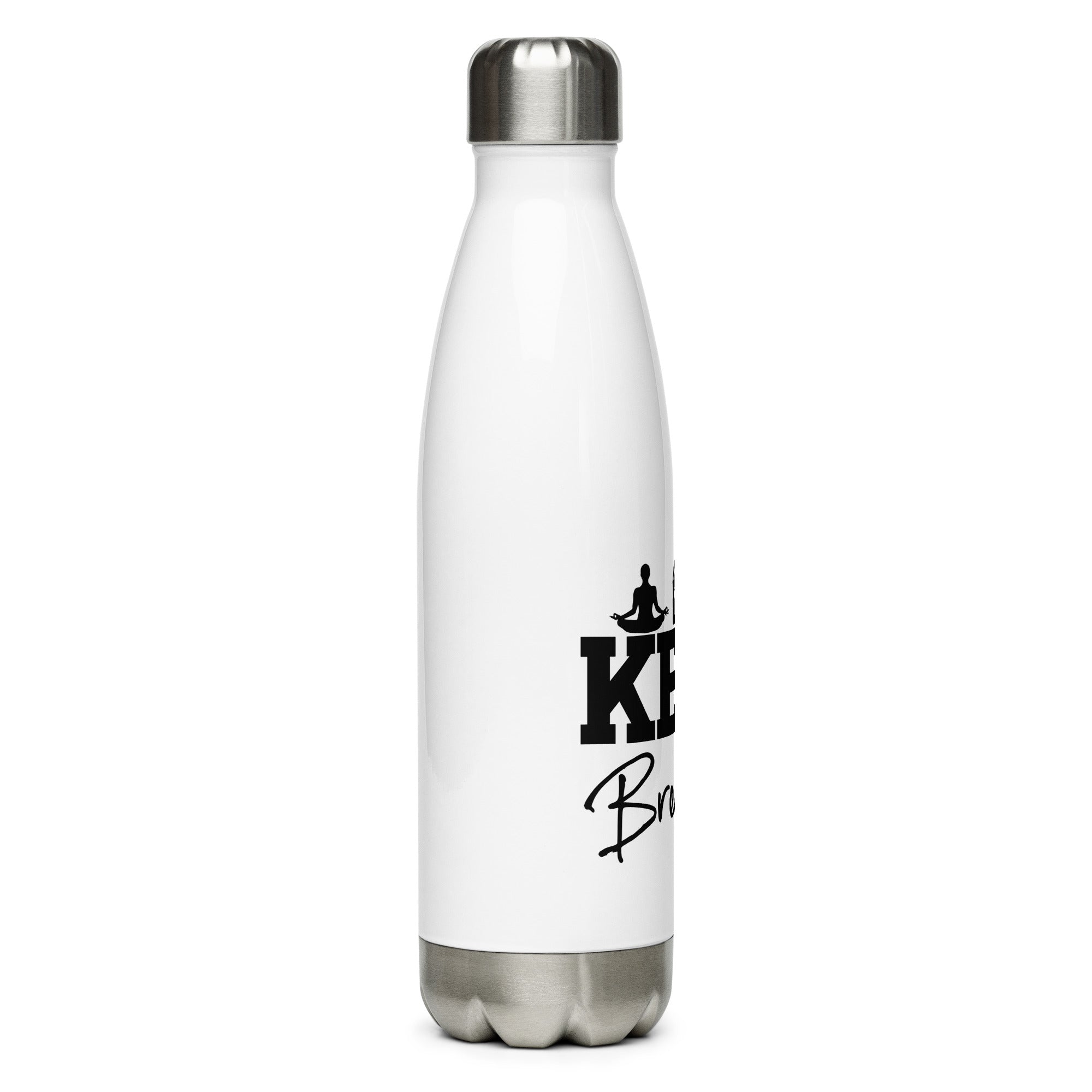 KEEP BREATHING - Stainless Steel Water Bottle