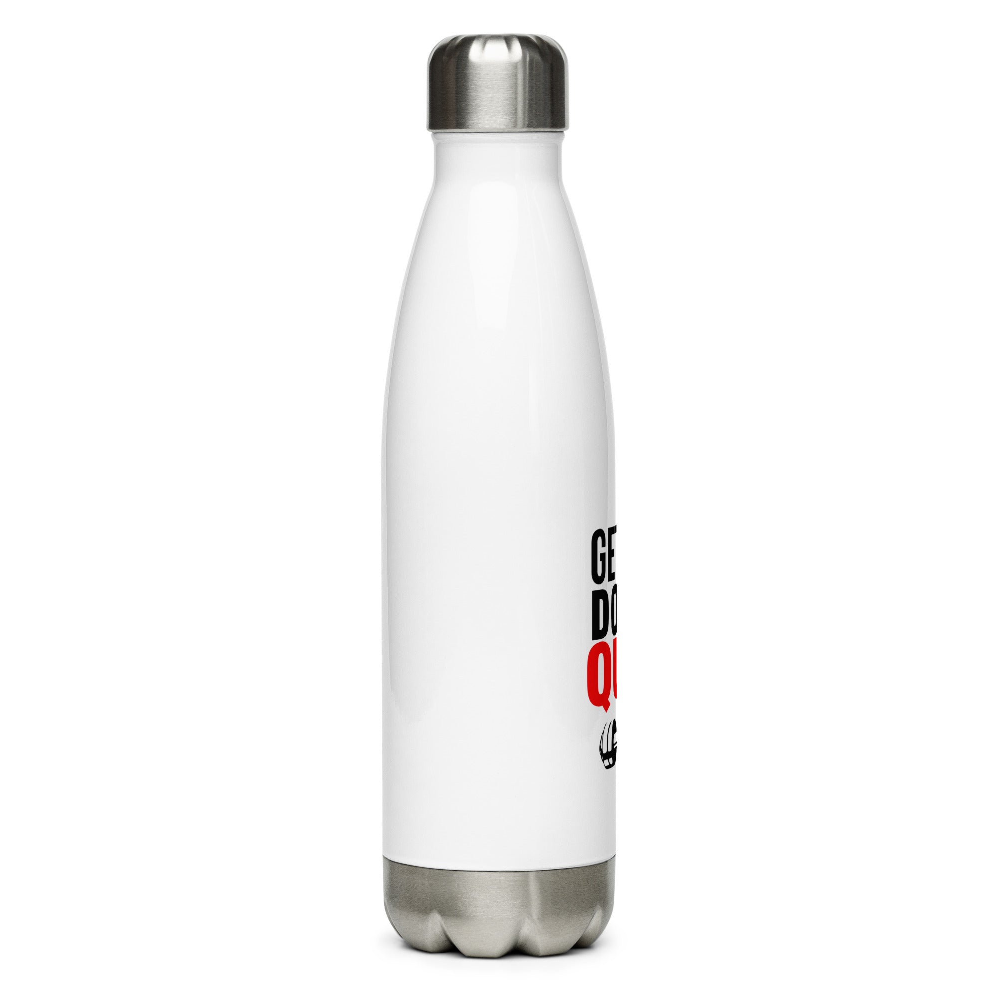 GET FIT DON'T QUIT - Stainless Steel Water Bottle