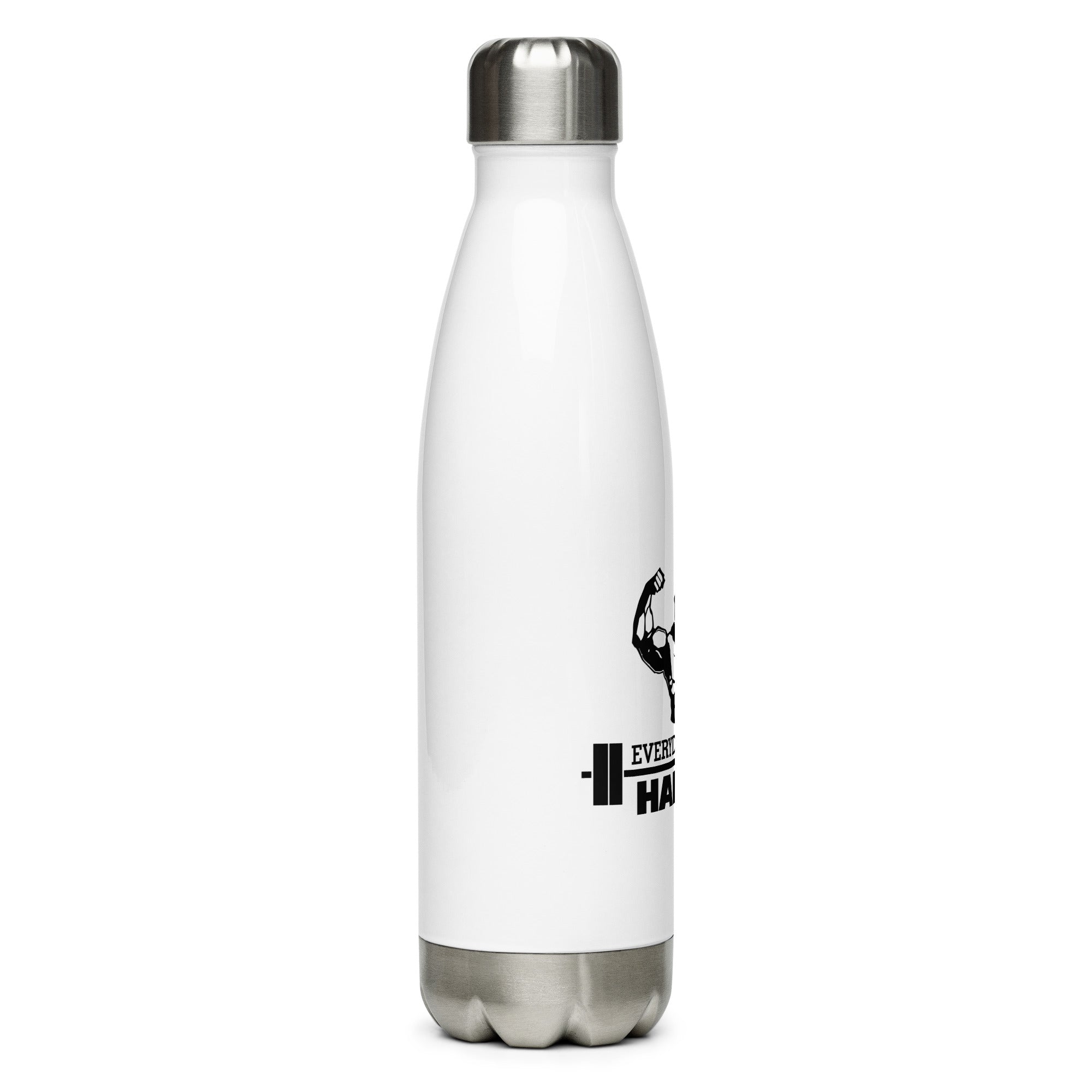 EVERYDAY I PUSH HARDER - Stainless Steel Water Bottle