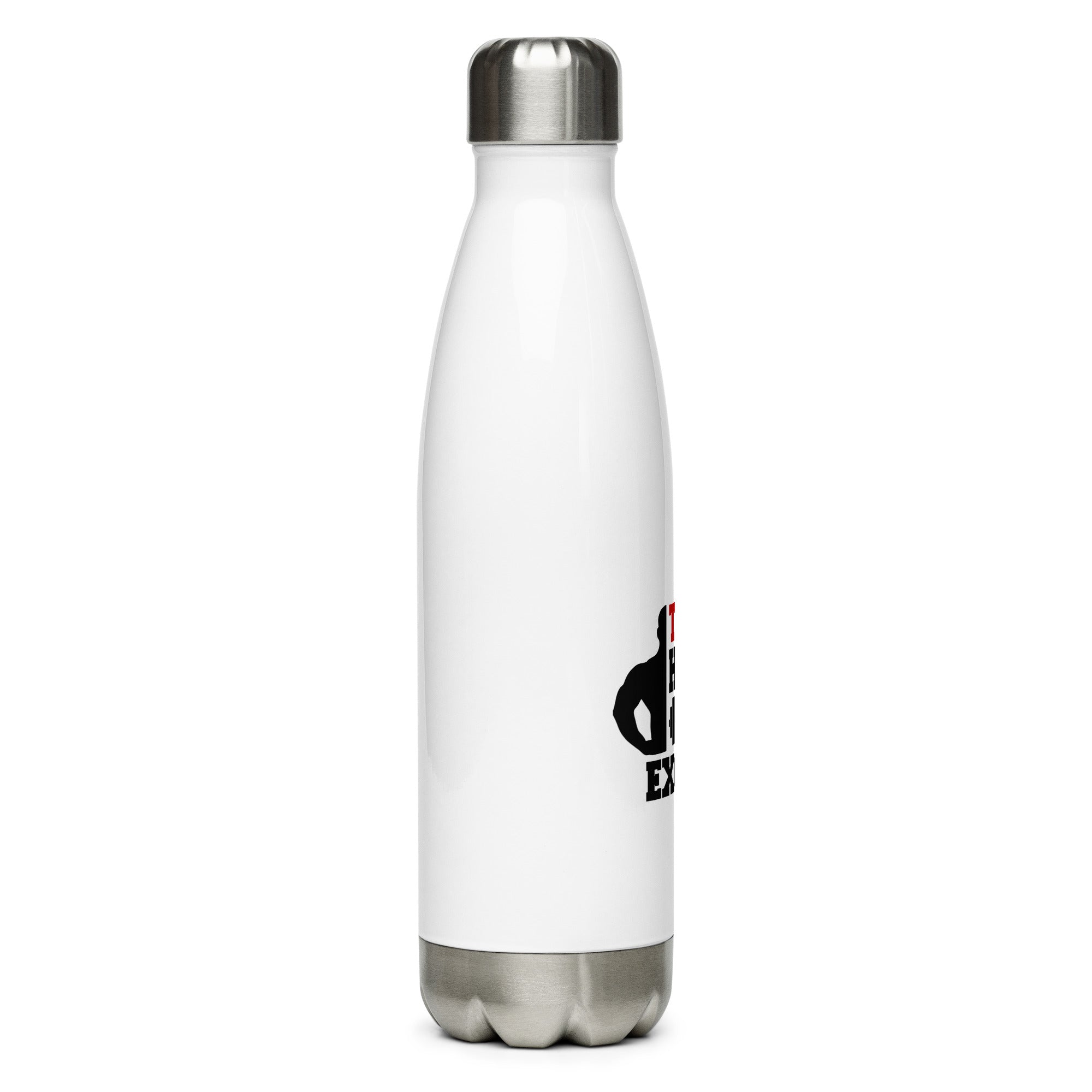 TRAIN HARD NO EXCUSES - Stainless Steel Water Bottle