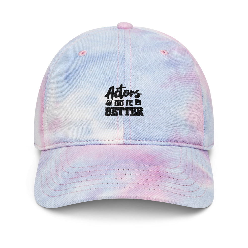 Actors do it better - Tie dye hat