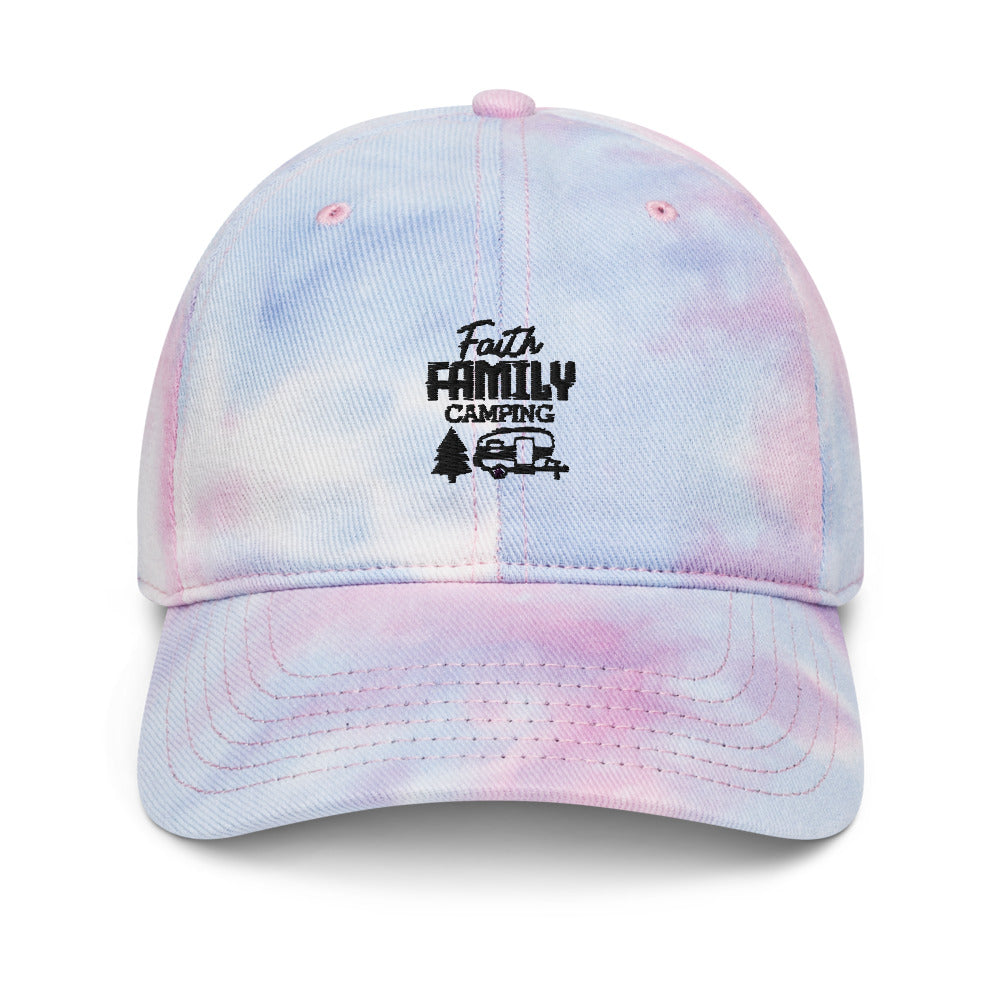 Family Camping- Tie dye hat